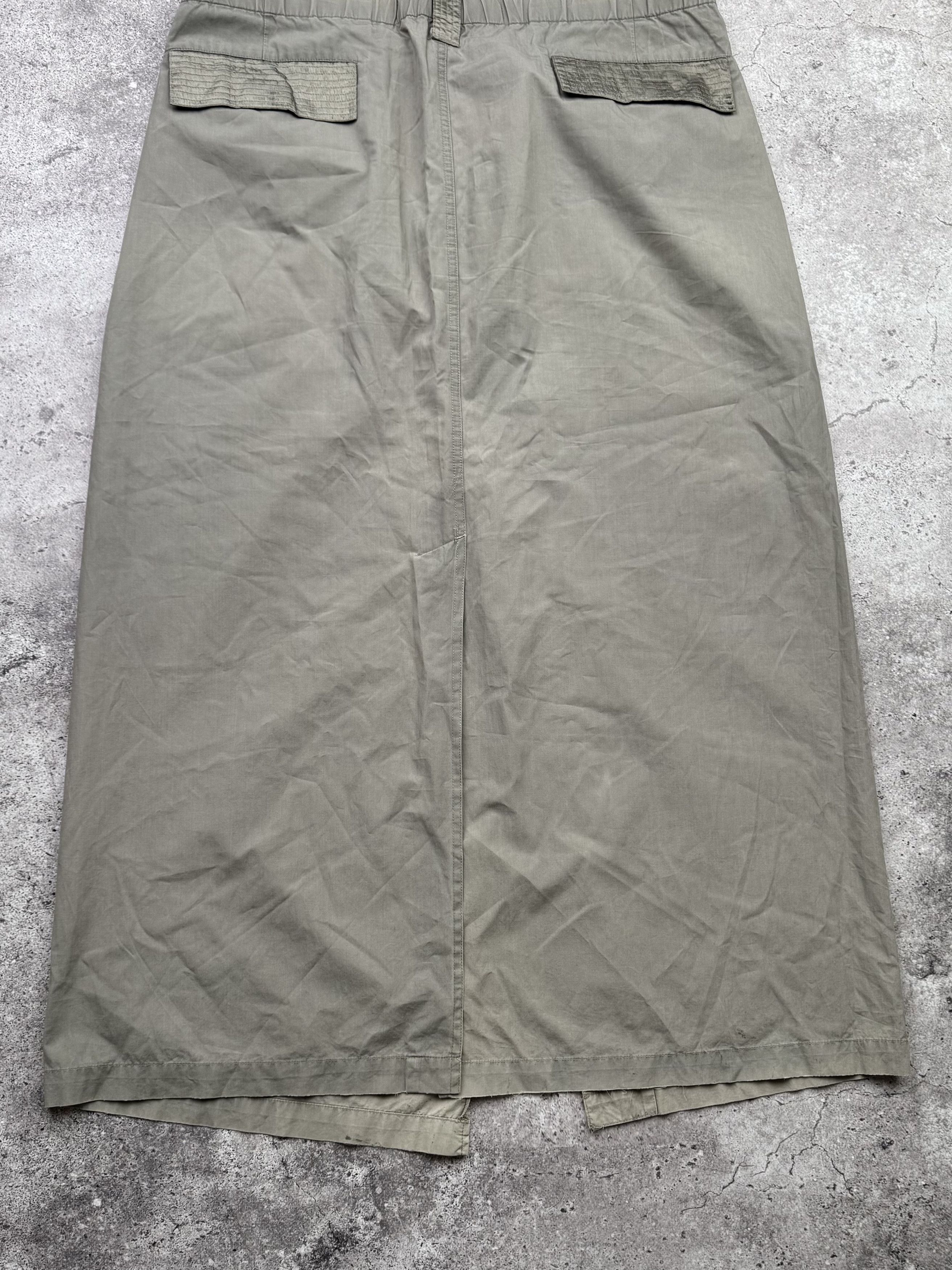 Japanese Brand Vintage Cargo Maxi Skirt C483(V162)(E8) Size 34" / US 12 / IT 48 - 11 Thumbnail