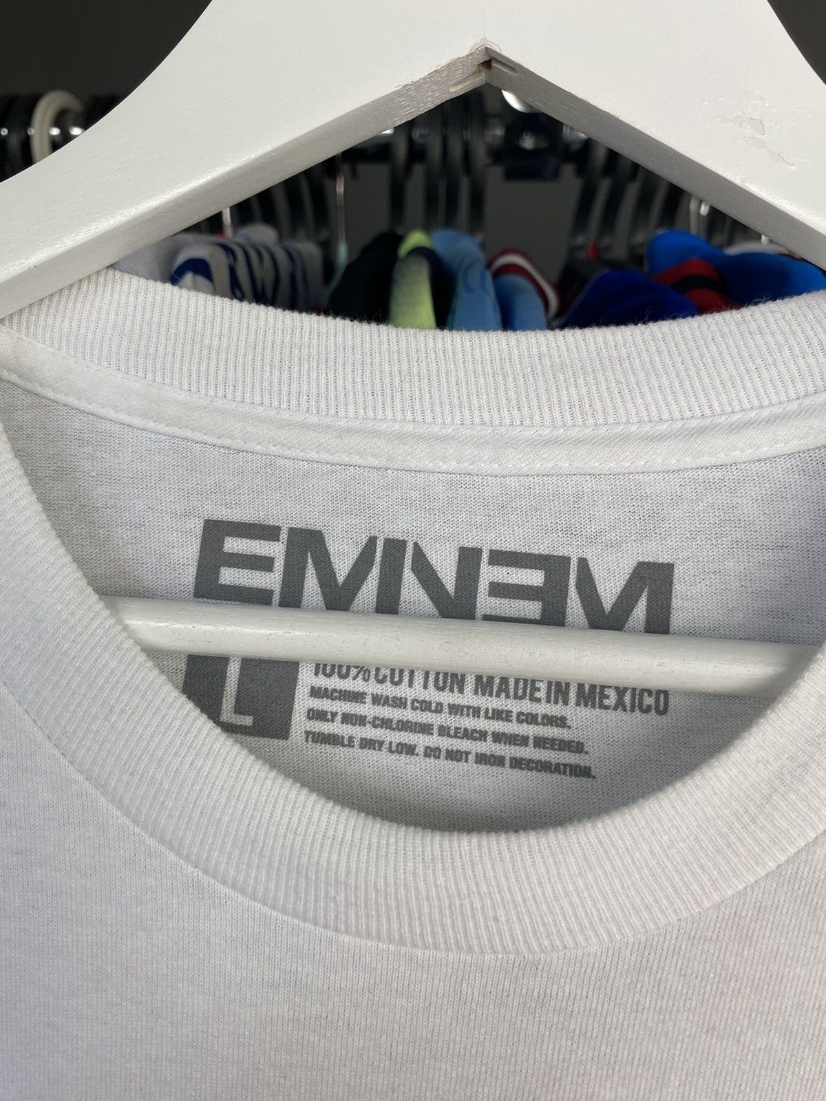 Eminem Vintage Eminem Powerline RARE T-Shirt Size US L / EU 52-54 / 3 - 4 Thumbnail
