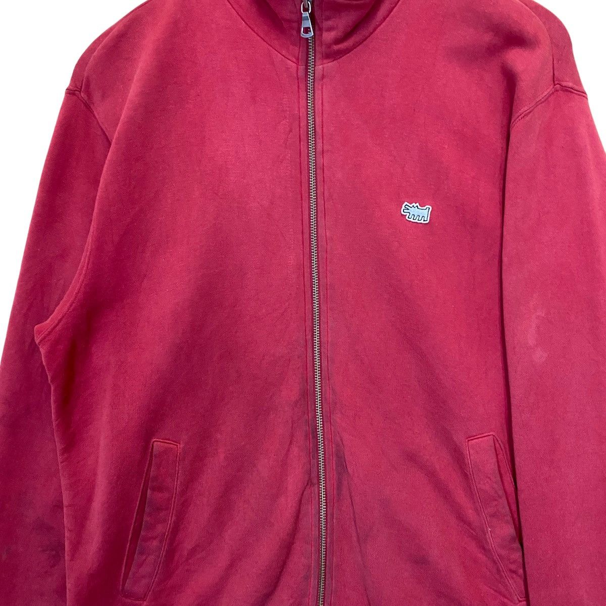 Japanese Brand Keith Haring Small Logo Embroidered Fullzip Sweatshirt Sz M Size US M / EU 48-50 / 2 - 5 Thumbnail