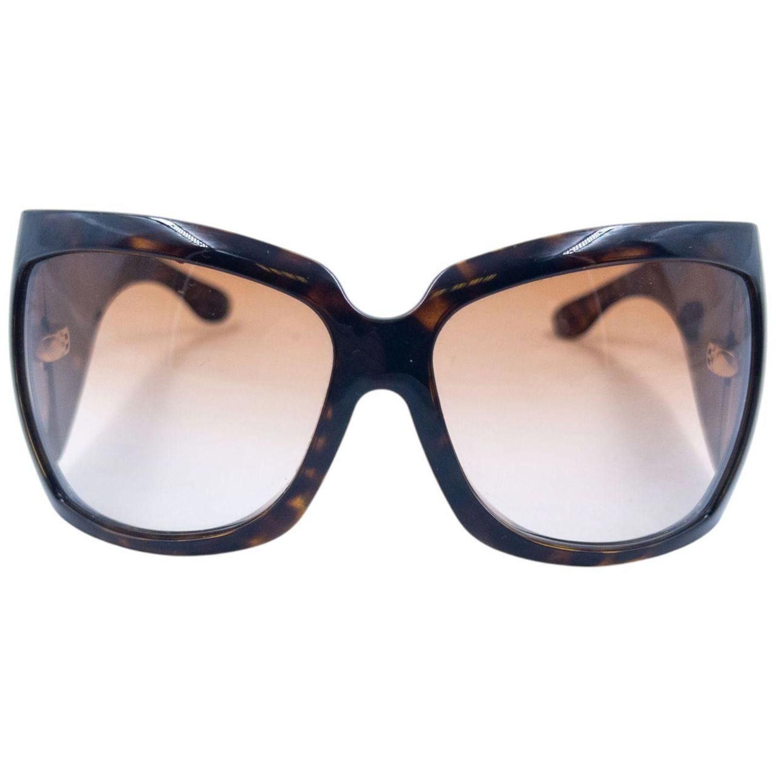 Gucci Vintage Gucci Oversized Tortoise Shell Sunglasses Size ONE SIZE - 2 Thumbnail