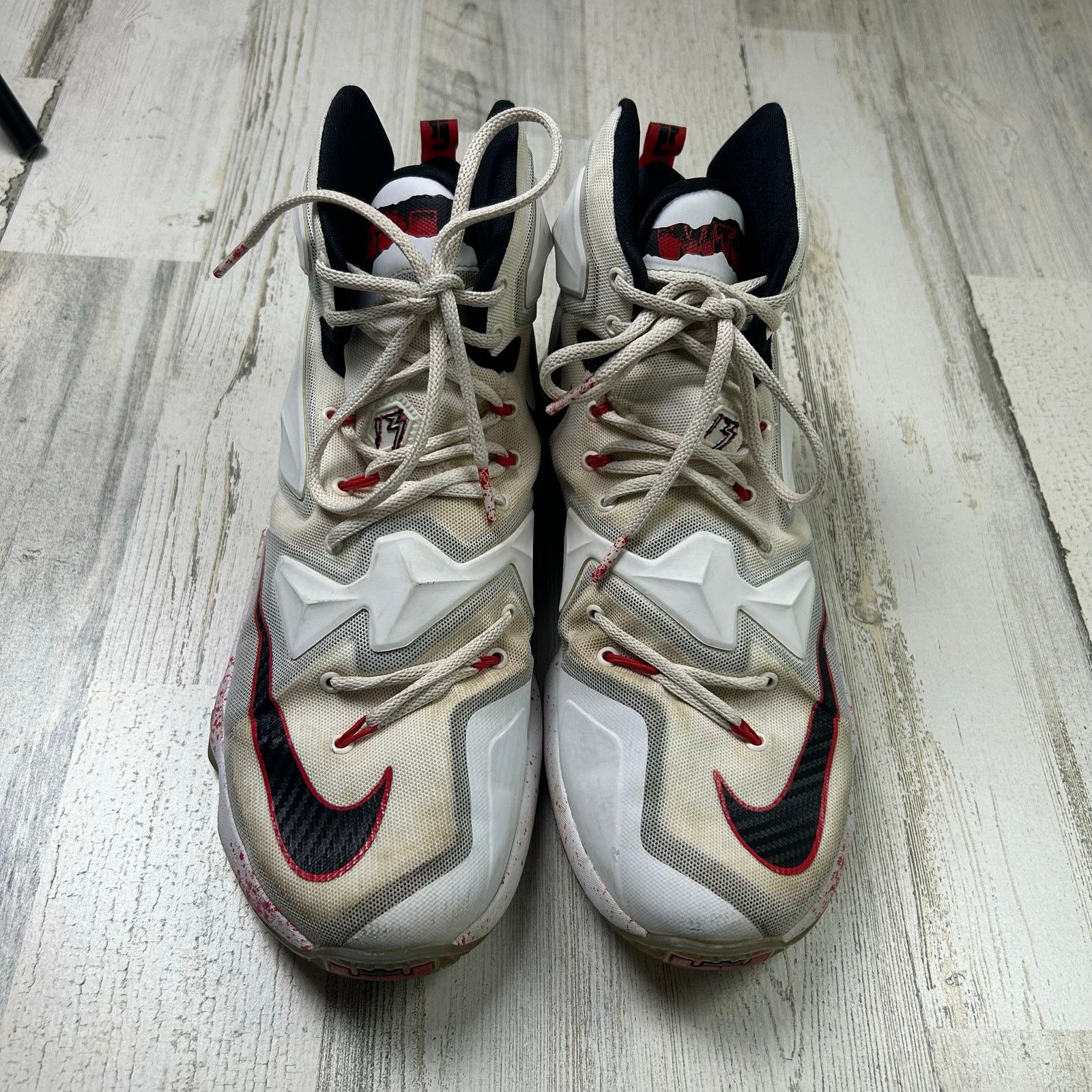 Nike Nike LeBron Friday The 13th - 807219-106 Shoes Size US 12 / EU 45 - 3 Thumbnail