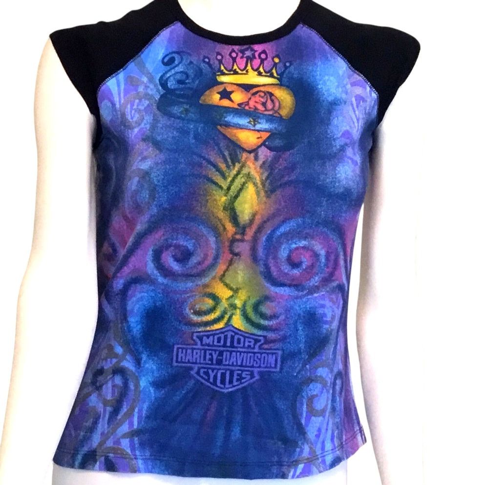 Harley Davidson Harley-Davidson Corpus Christi TX Women's T-Shirt Size Jr-XL Size ONE SIZE - 2 Thumbnail