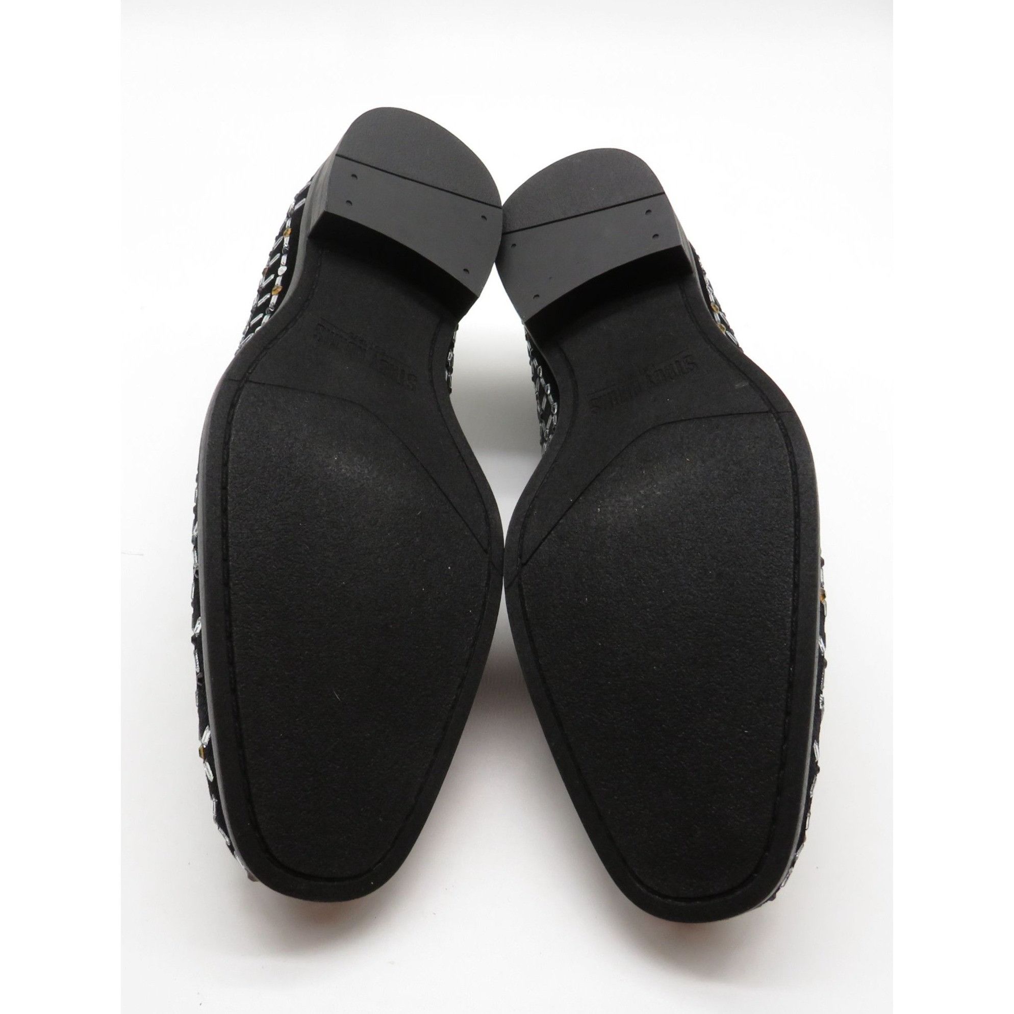 Stacy Adams Stacy Adams Black Multi Rhinestone Mens Slip-On Loafers Size Size US 7 / EU 40 - 9 Thumbnail