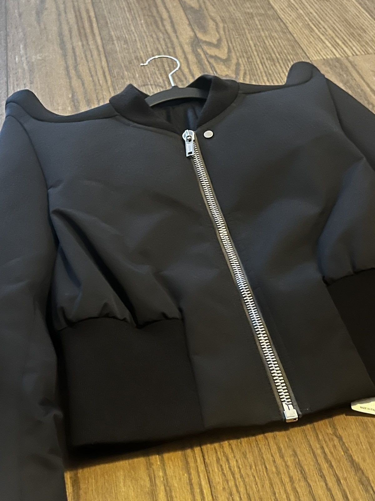 Rick Owens Rick Owens FW22 Cropped Tec Bomber Size US S / EU 44-46 / 1 - 2 Thumbnail