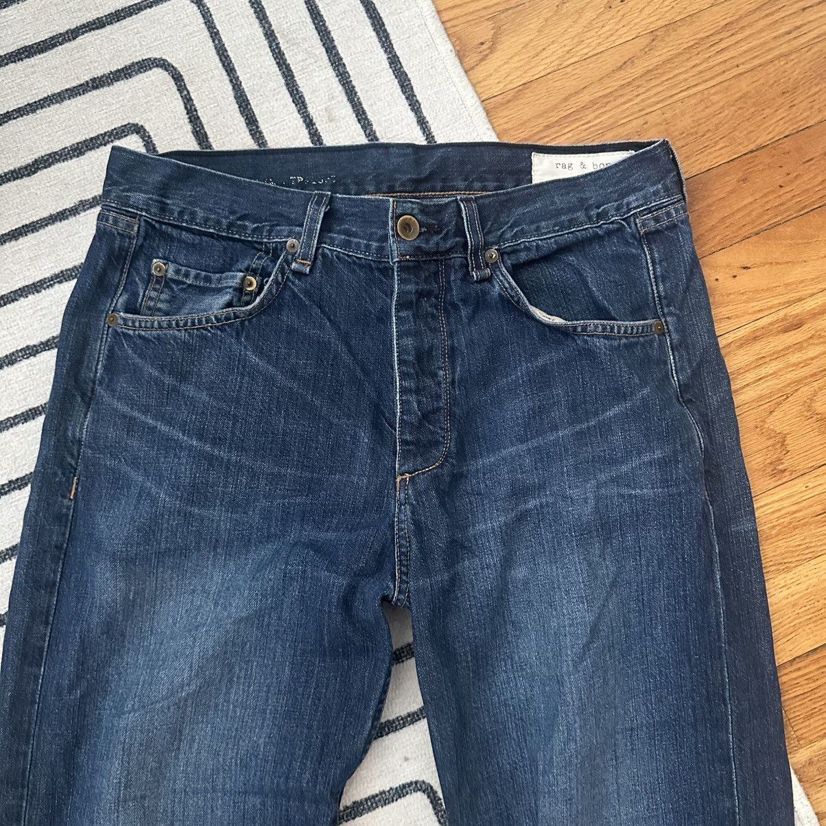 Other × Rag & Bone Rag & Bone RB 15X Tailored Workwear Jeans Straight Fit Blue Size US 33 - 2 Thumbnail