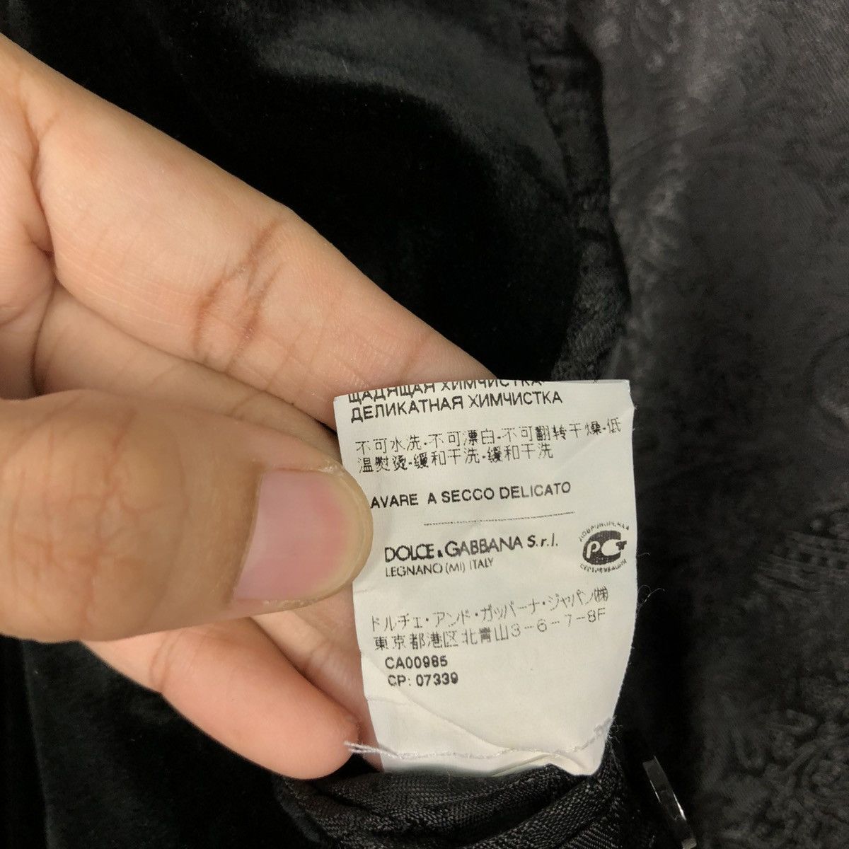 Dolce & Gabbana 🔥VINTAGE SUITE COATS JACKET DOLCE & GABBANA ITALY RICH BLACK Size US M / EU 48-50 / 2 - 24 Thumbnail