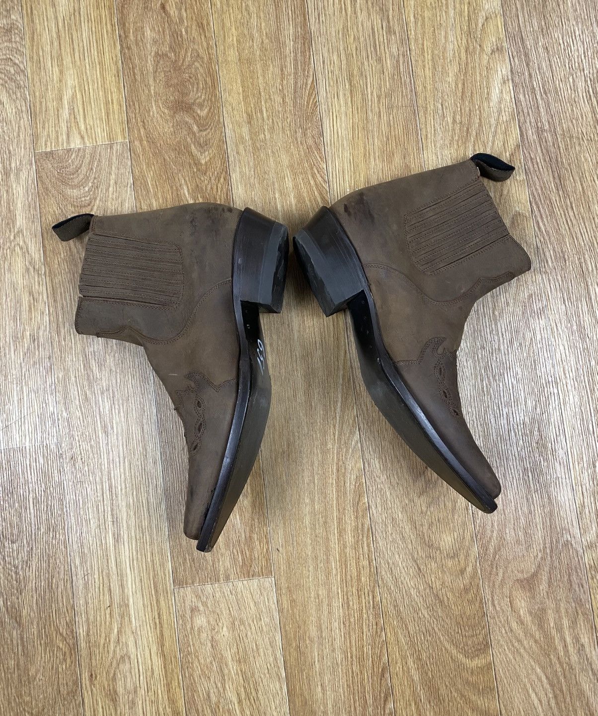 Cowboy Equipment × Stars & Stripes × Vintage Stars & Stripes Cowboy Leather Boots WB-37 Size: 41 Size US 8 / EU 41 - 9 Thumbnail