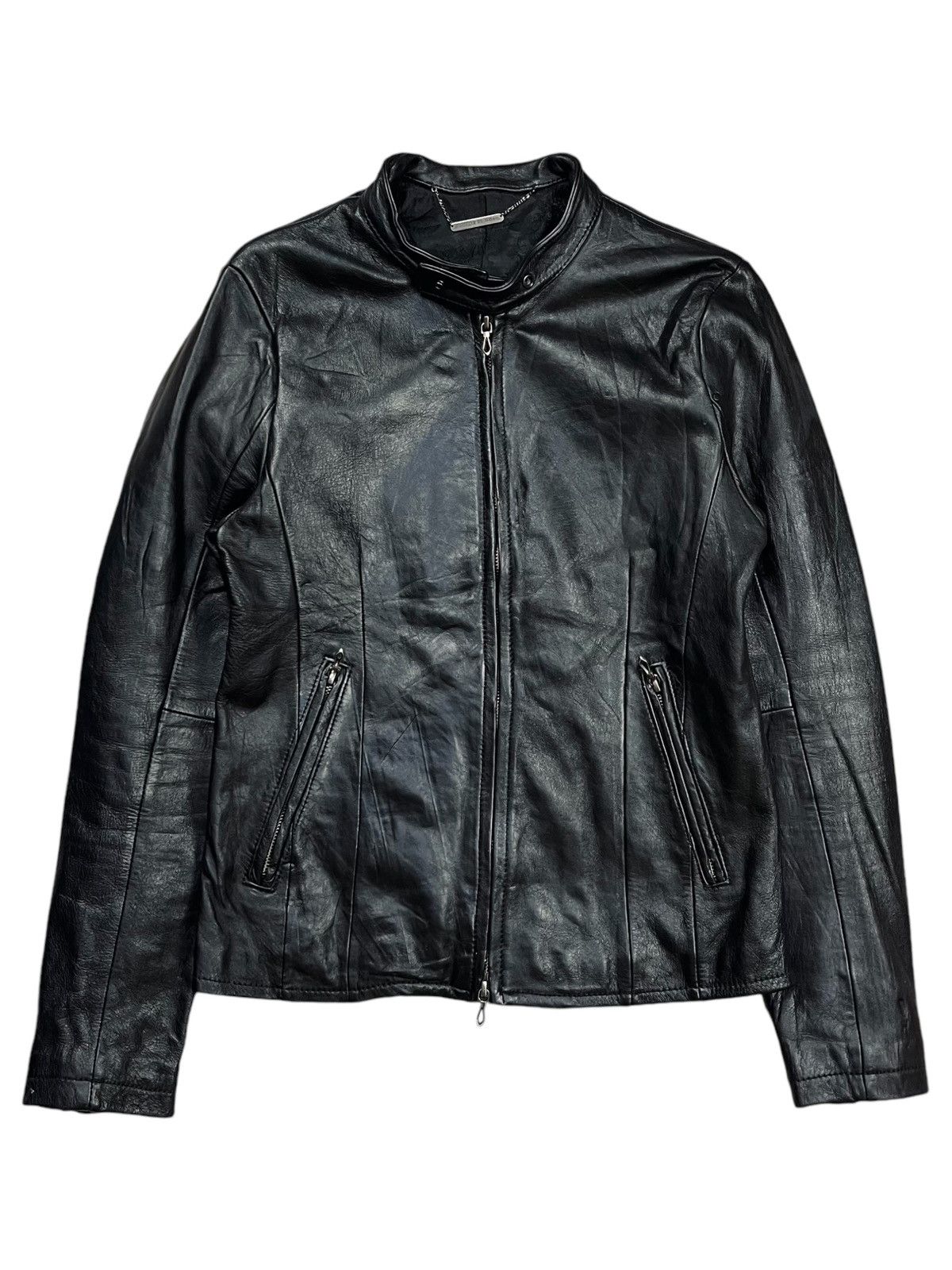 2000s Fuga - Cyber Rider Leather Jacket