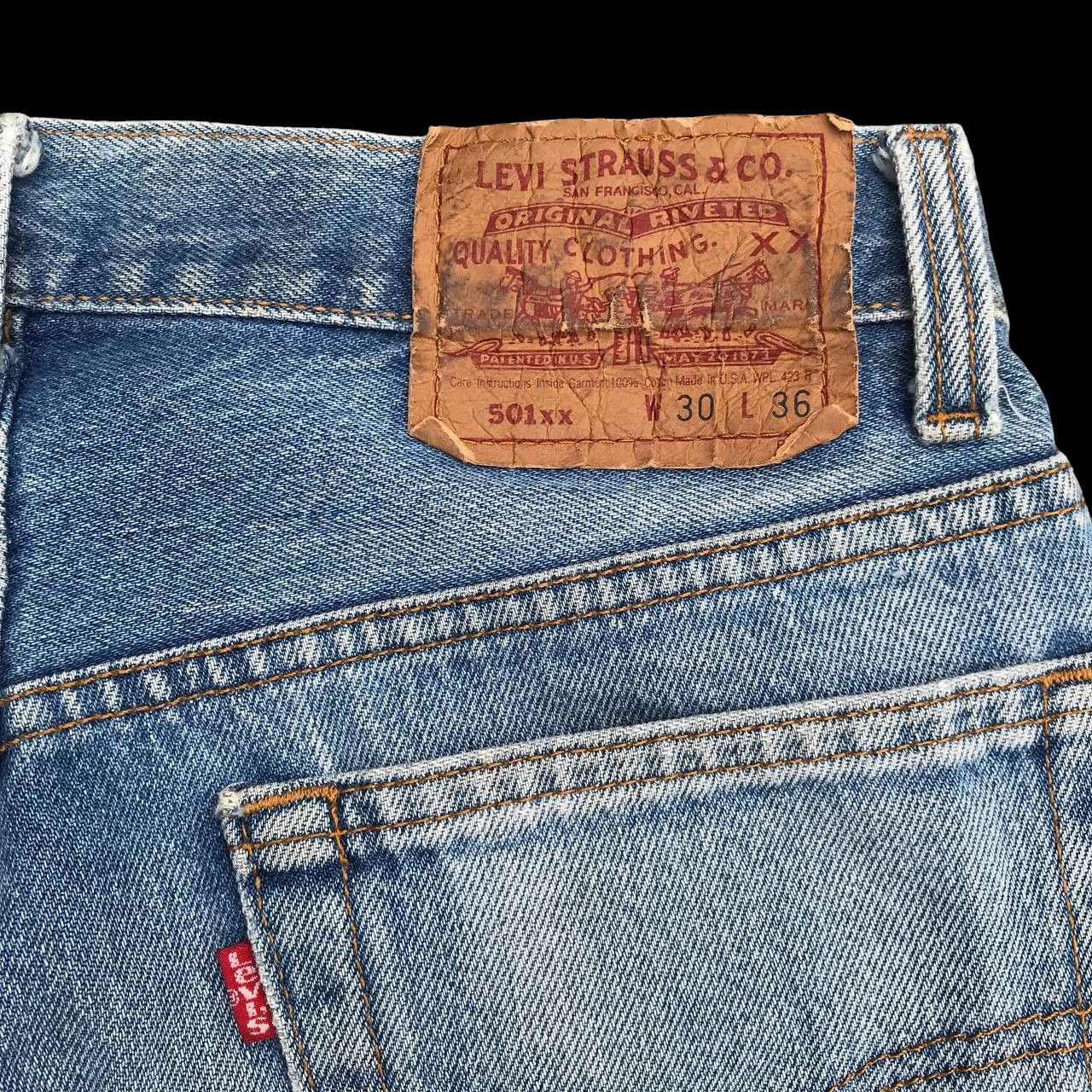 Levi's Vintage Clothing Vintage Levis 501xx stonewash faded distressed W28x29 Size US 28 / EU 44 - 7 Thumbnail