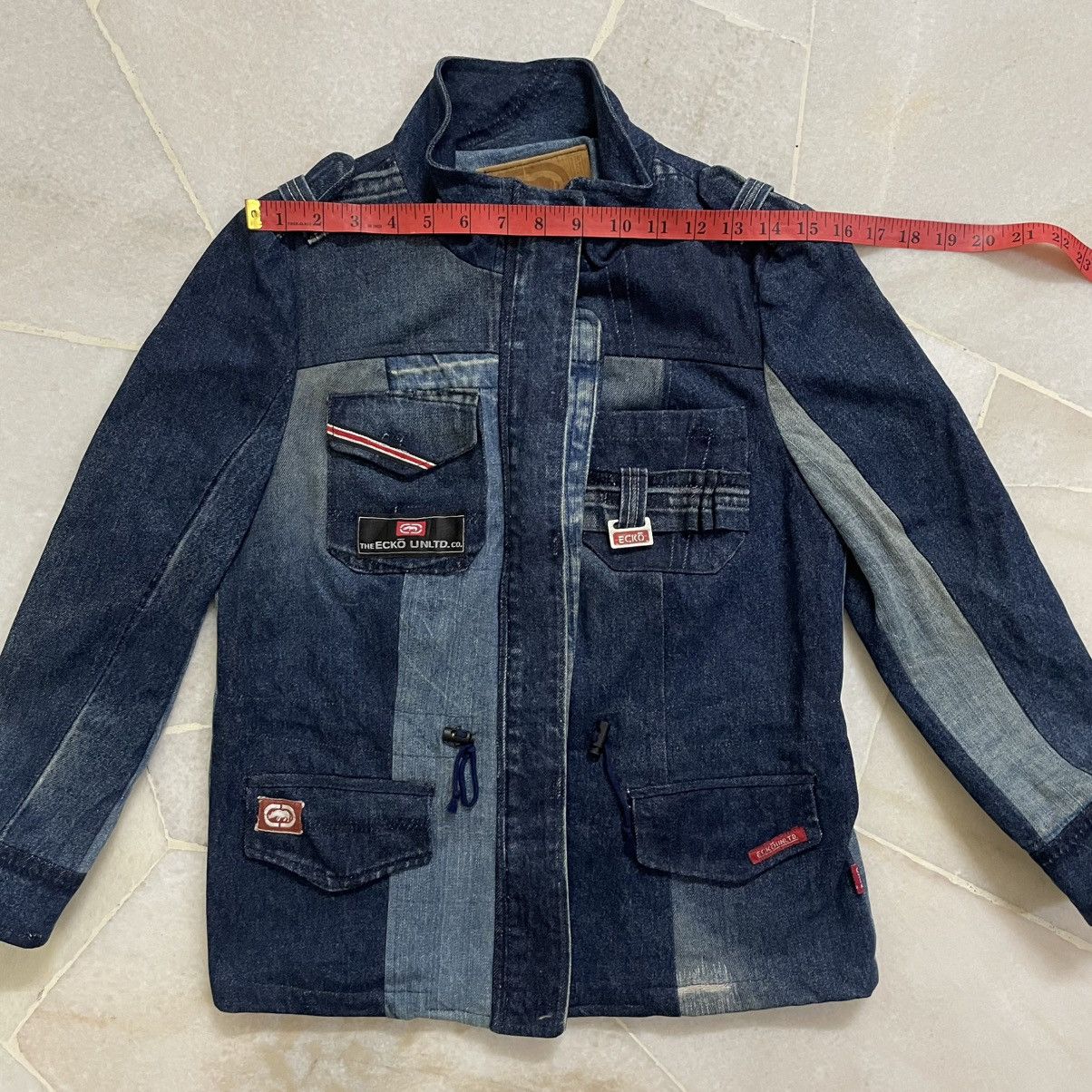 Japanese Brand Vintage Custom Reconstructed Denim Jacket Ecko Unltd Size US S / EU 44-46 / 1 - 10 Thumbnail