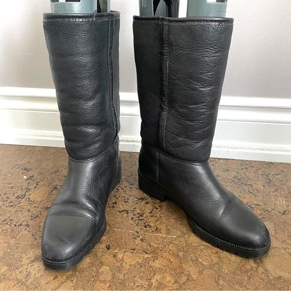Vintage Vintage Black Sheepskin Boots - 6.5, made in Canada 🇨🇦 Size US 6.5 / IT 36.5 - 10 Thumbnail