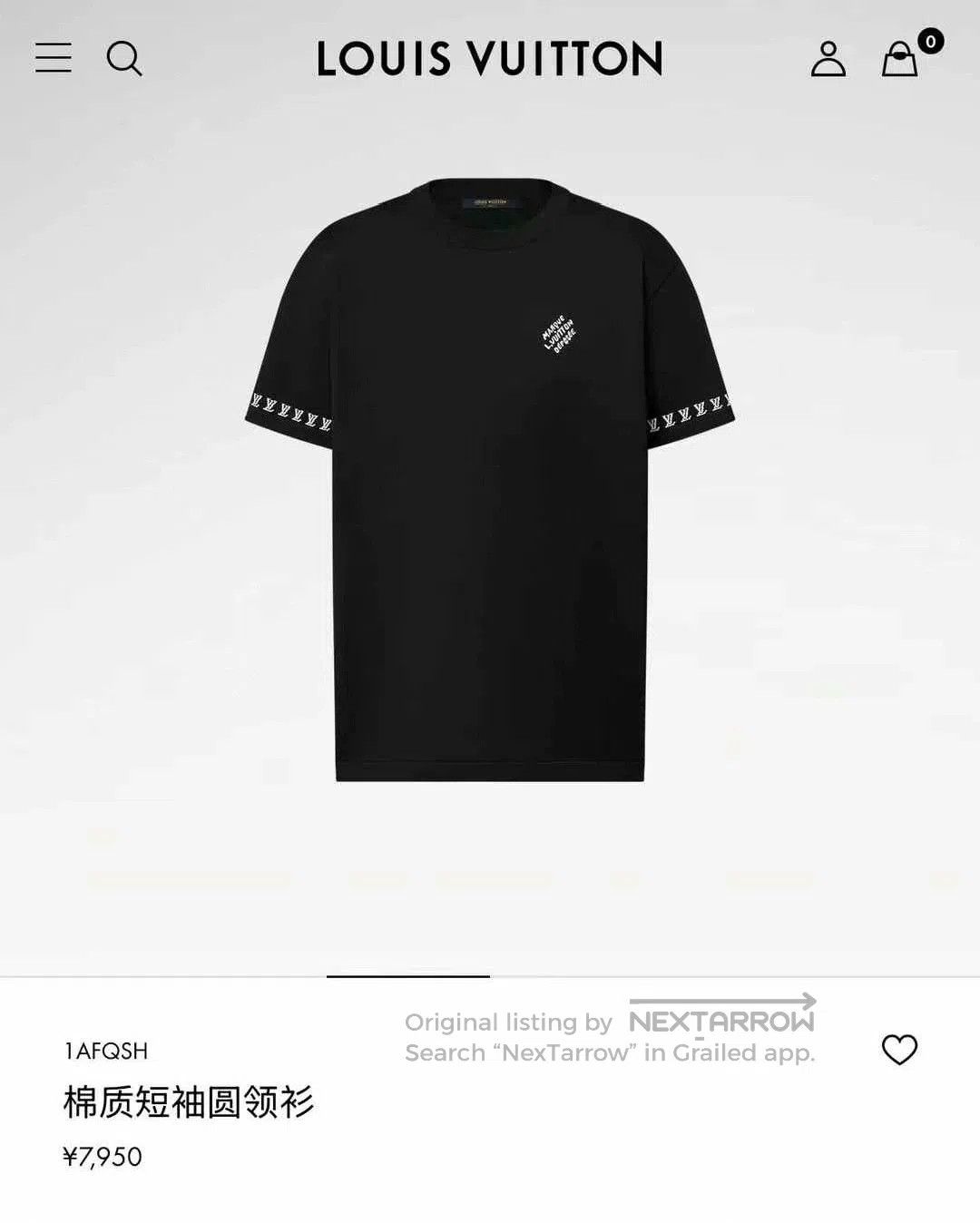 Louis Vuitton louis vuitton black short sleeve knit t. Size US M / EU 48-50 / 2 - 4 Thumbnail