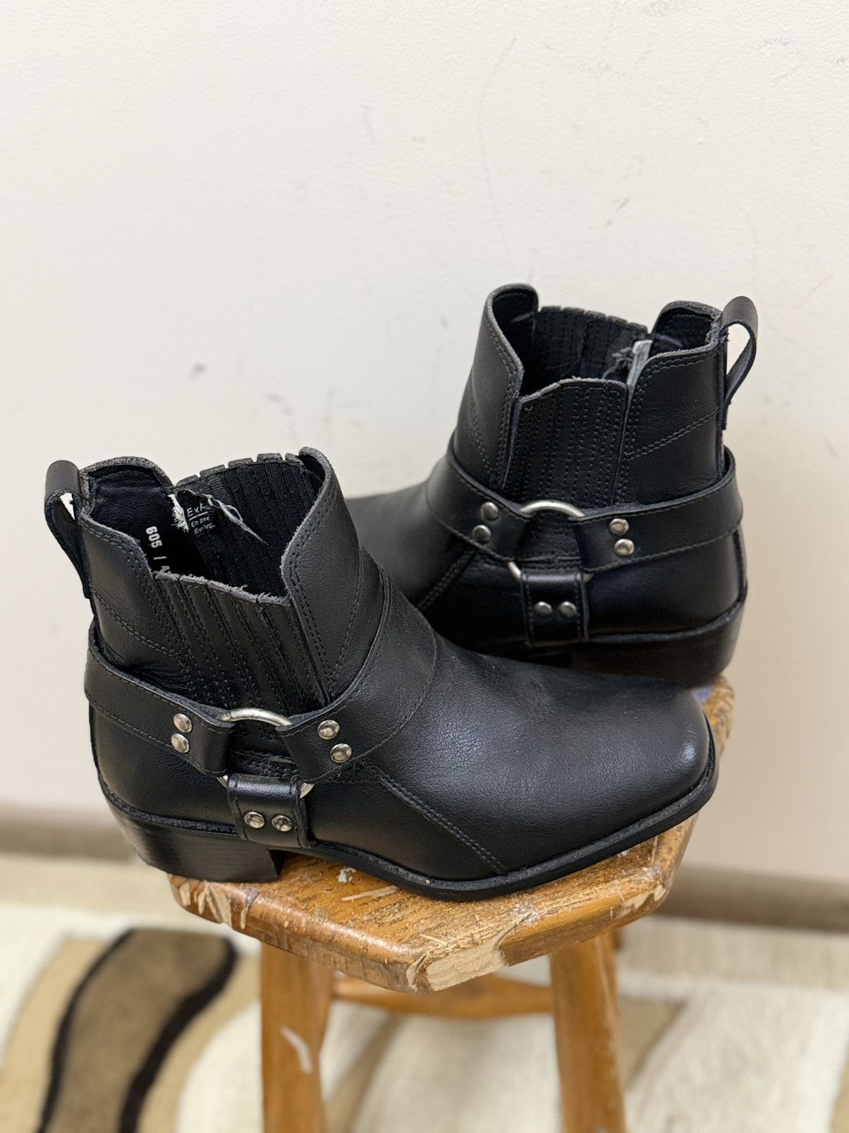 Vintage Cowboy Vestern Guidi Vibe leather biker style boots y2k Size US 10 / EU 43 - 4 Thumbnail