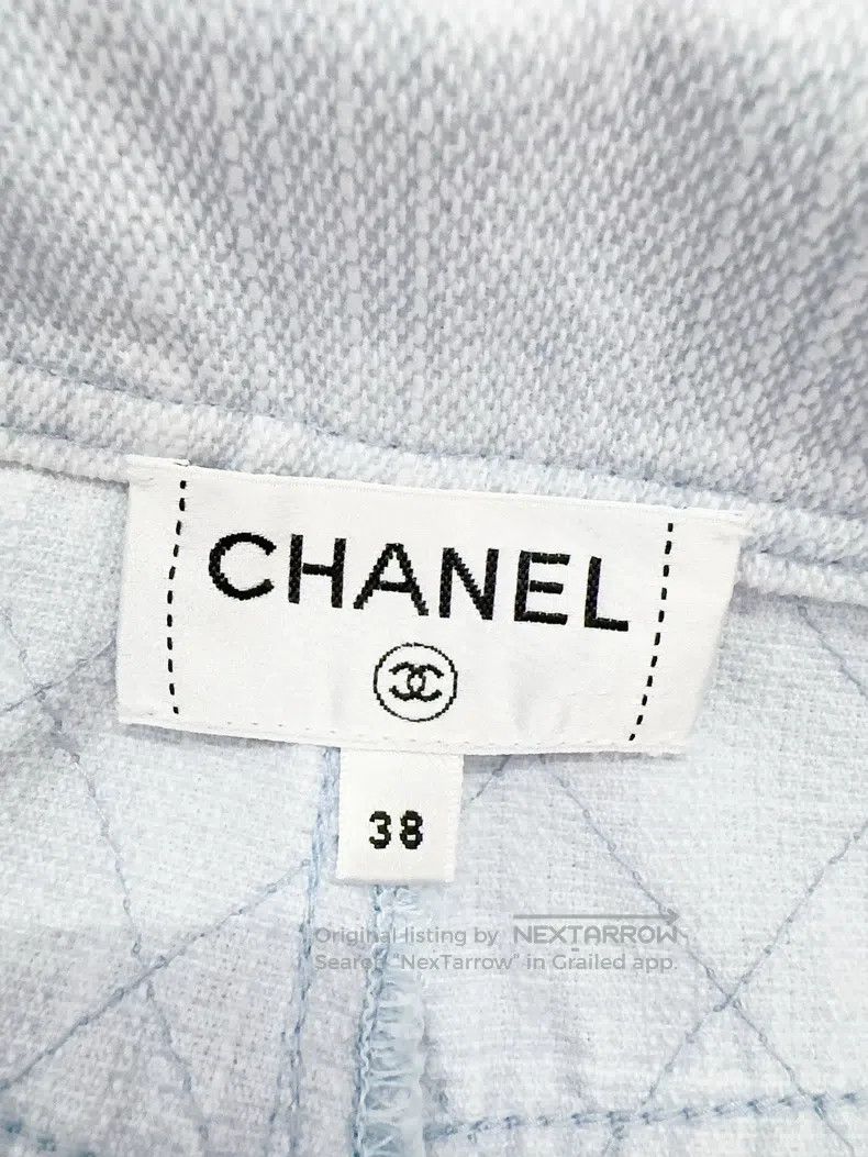Chanel Chanel Diamond-patterned trousers Size 25" / US 0 / IT 36 - 3 Thumbnail