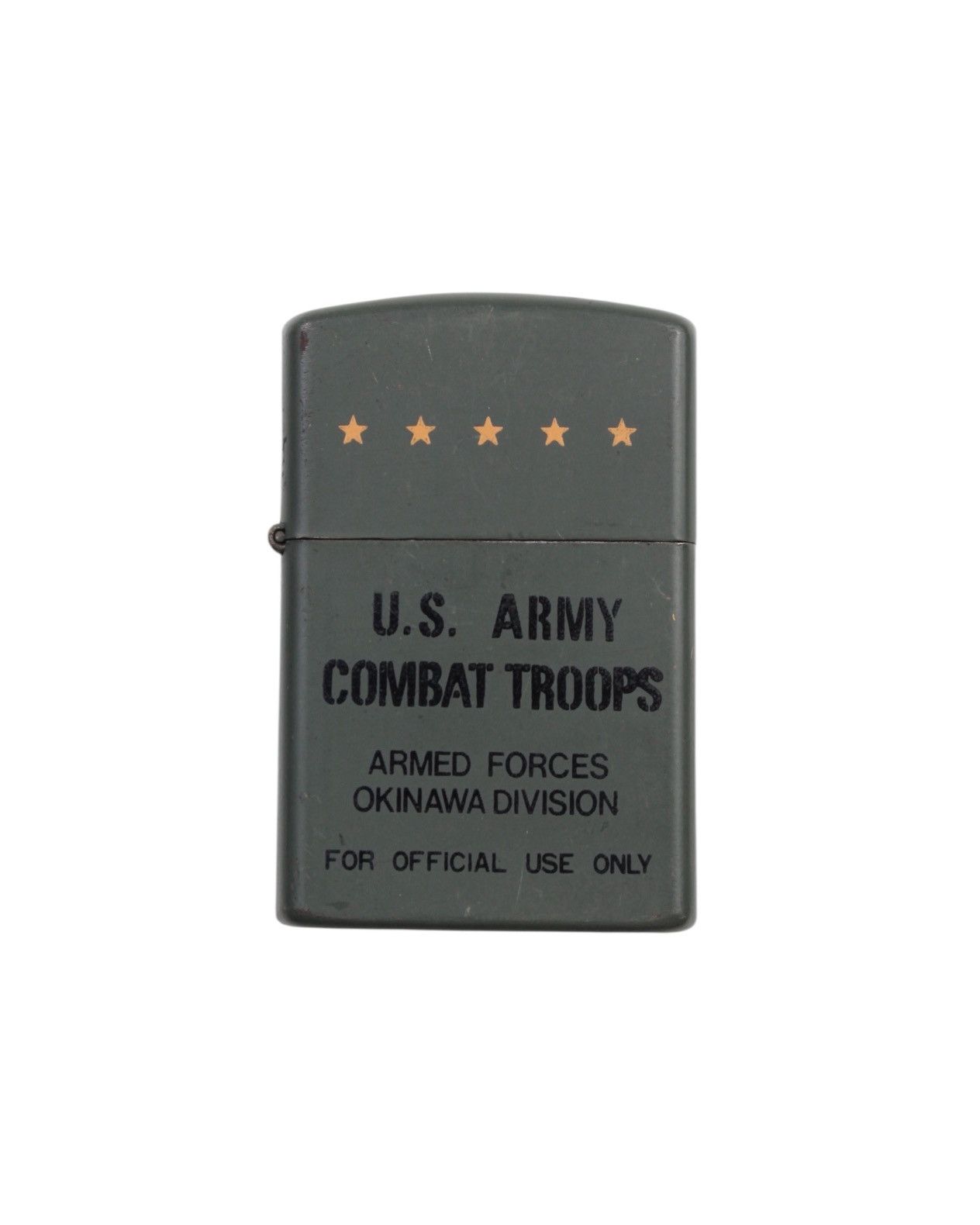Vintage 2000S U.S.ARMY COMBAT TROOPS FORCES OKINAWA DIVISION LIGHTER Size ONE SIZE - 1 Thumbnail
