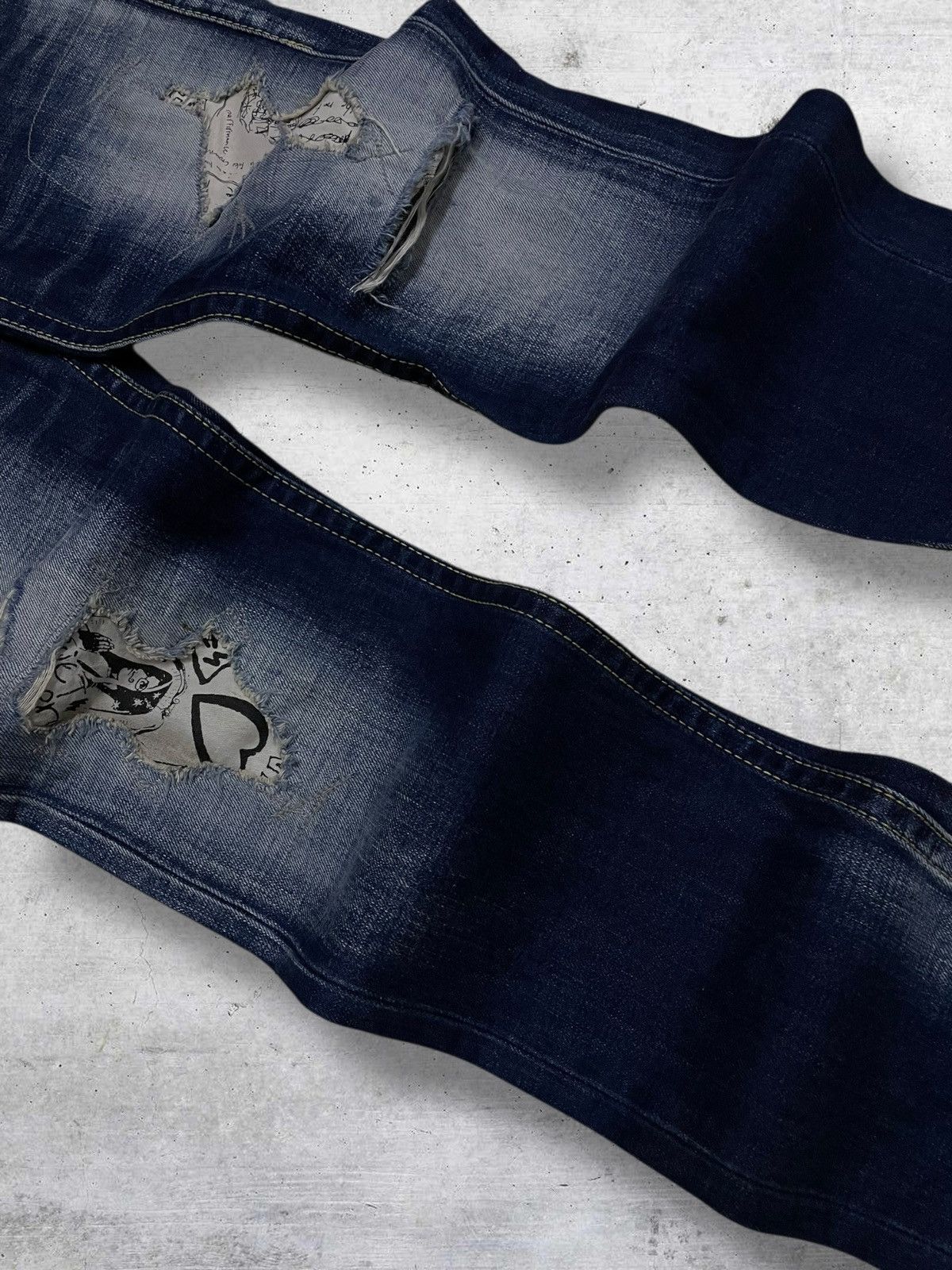 Japanese Brand VINTAGE RODEO CROWN OG JAPAN DESIGNER PUNK REVOLUTION DENIM Size US 29 - 6 Thumbnail