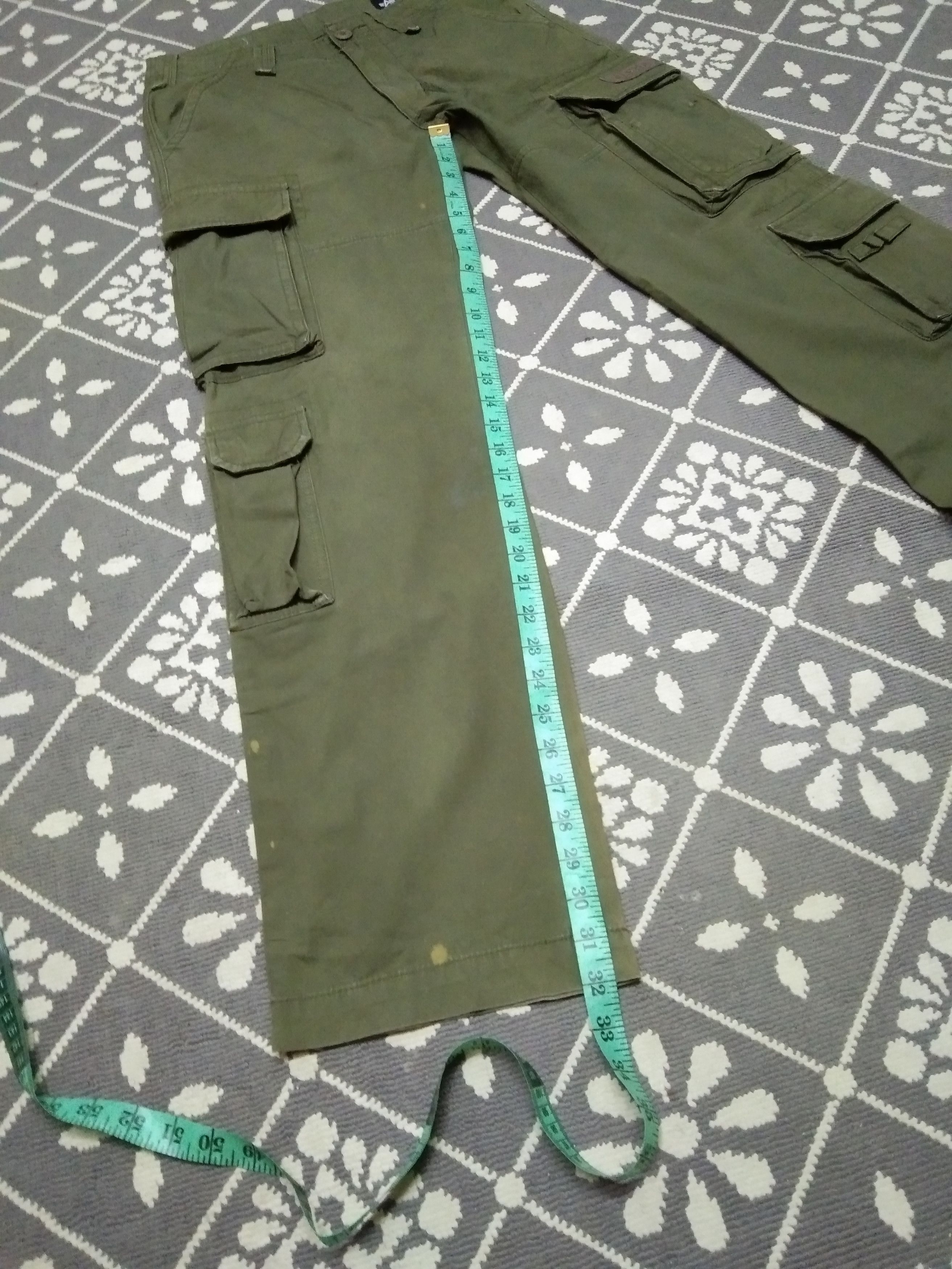 Alpha Industries VINTAGE ALPHA INDUSTRIES 8 POCKETS CARGO PANT. Size US 30 / EU 46 - 18 Thumbnail