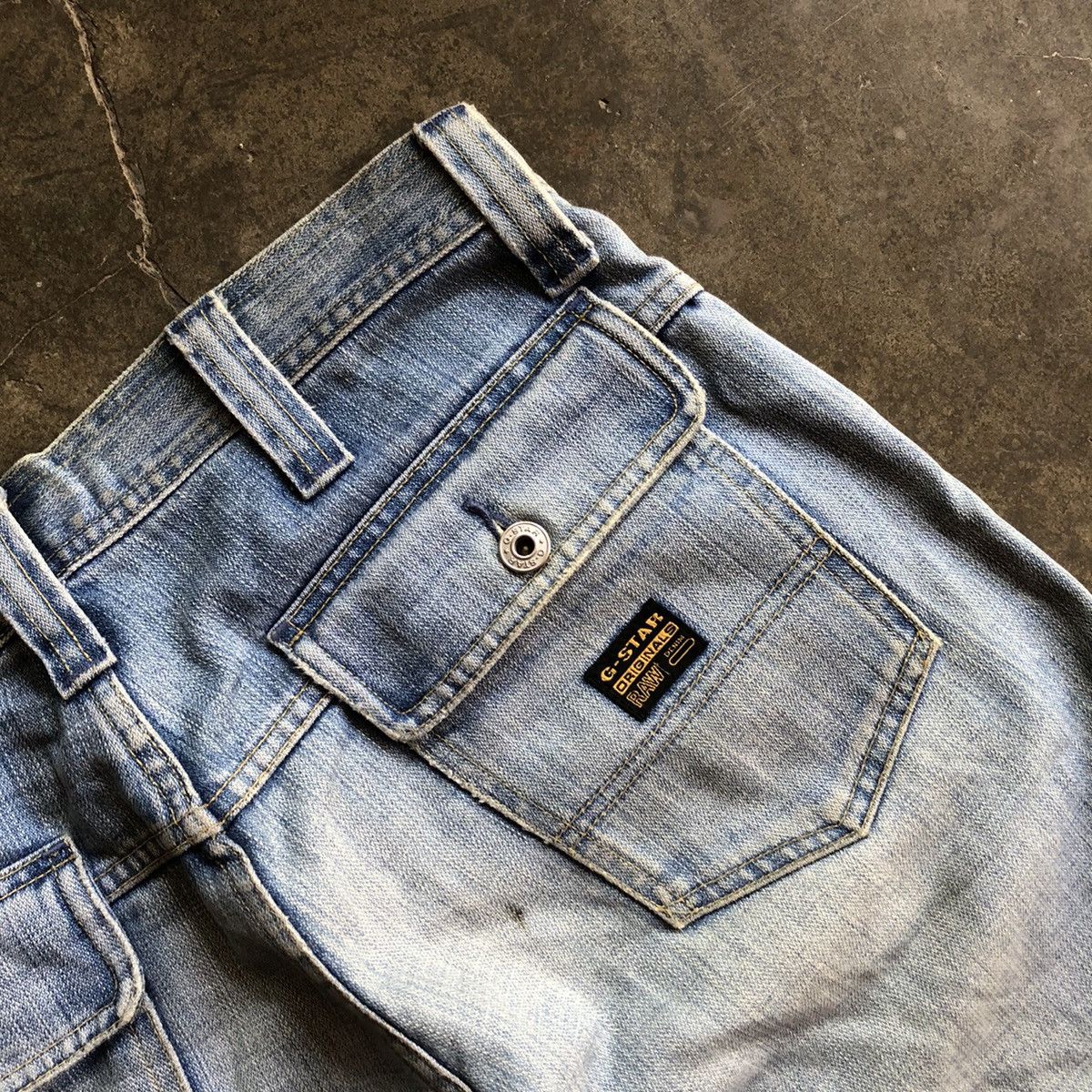G-Star Vintage G-Star Raw Flare double Knee L Style 🍒 Size US 34 / EU 50 - 9 Thumbnail