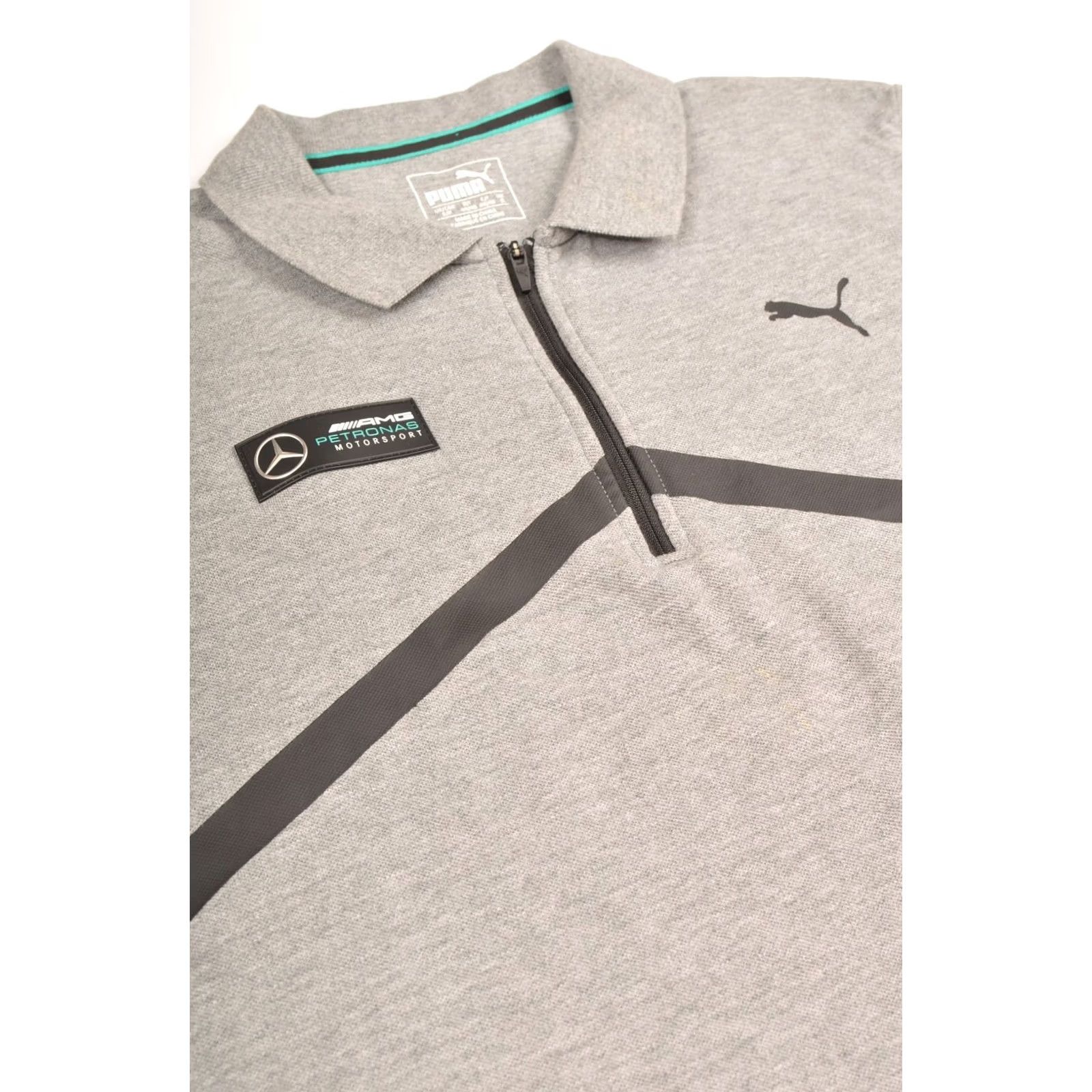 Puma PUMA MAPM Mercedes AMG Petronas Motorsport Polo Shirt S Gray Mens Polo Shirt 576080-03 Size US S / EU 44-46 / 1 - 2 Thumbnail