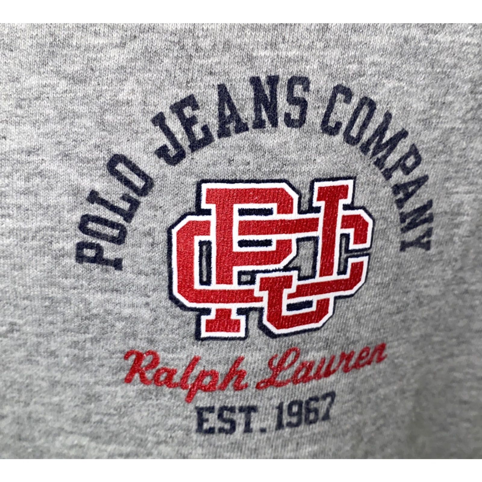 Ralph Lauren VTG Ralph Lauren Mens Gray Long Sleeve Graphic T-Shirt Size L Size US L / EU 52-54 / 3 - 3 Thumbnail