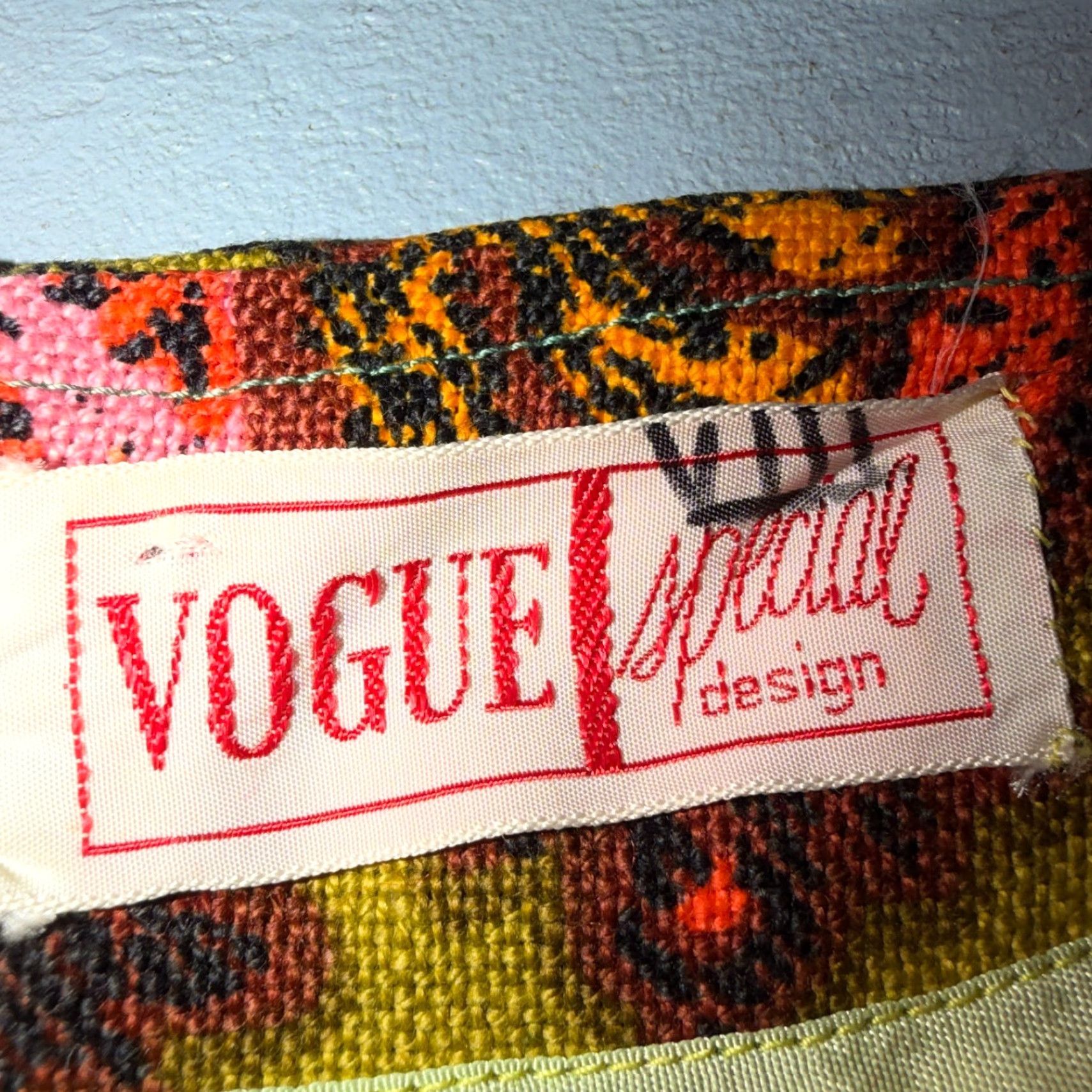 Vogue VINTAGE Vogue Short Dress Casual S/M 1950s Yellow Rockabilly Boho 60s Look Womens Size 28" / US 6 / IT 42 - 7 Thumbnail