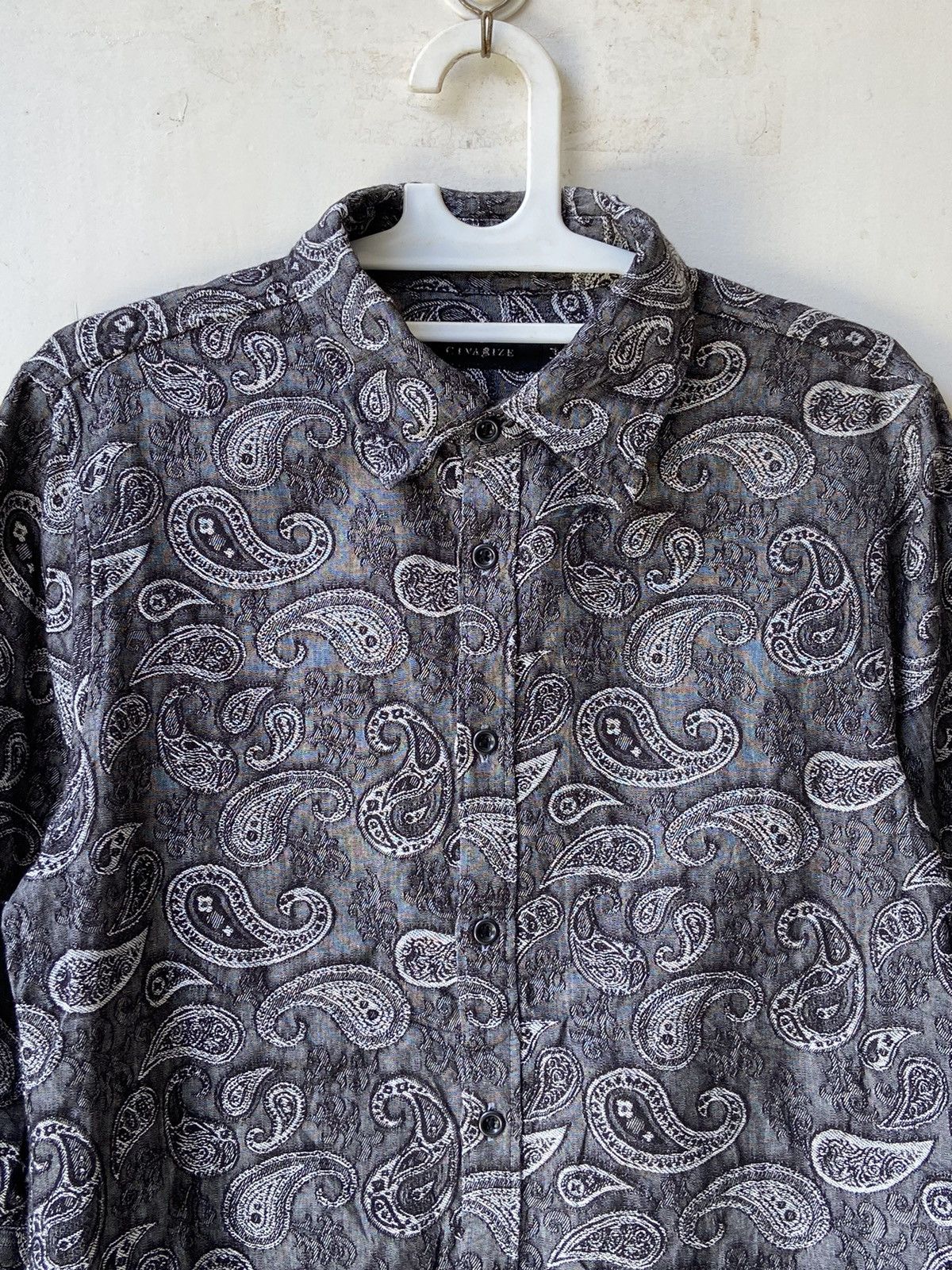 CIVARIZE CIVARIZE Patterned Grey Shirt Size US S / EU 44-46 / 1 - 3 Thumbnail