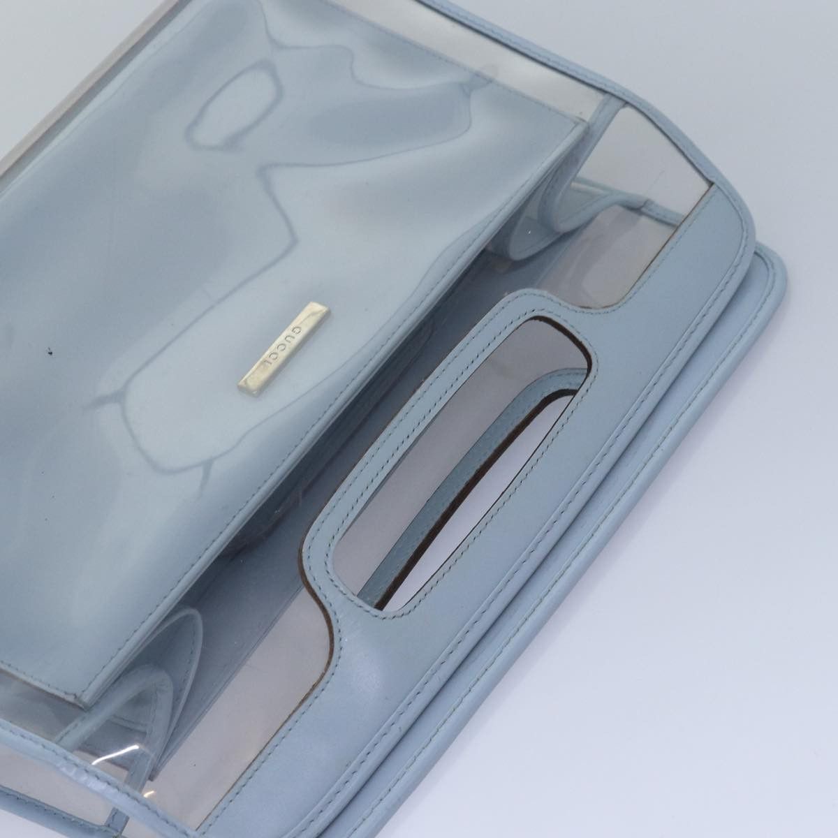 Gucci GUCCI Hand Bag Vinyl Light Blue Size ONE SIZE - 6 Thumbnail