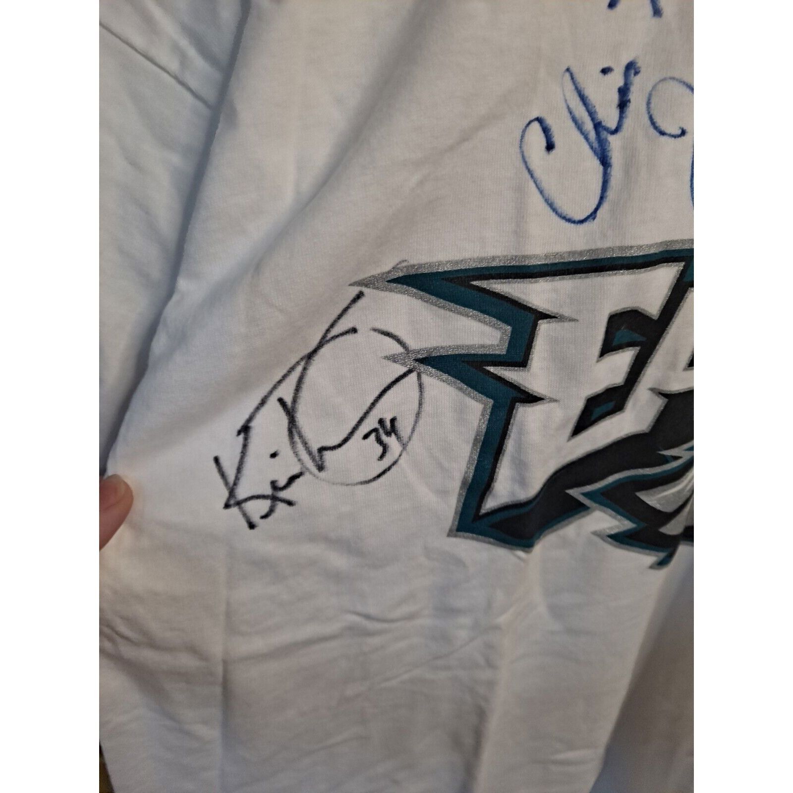 Other Philadelphia Eagles Signed Tee Shirt with Letter From The Ea Size US XL / EU 56 / 4 - 2 Thumbnail