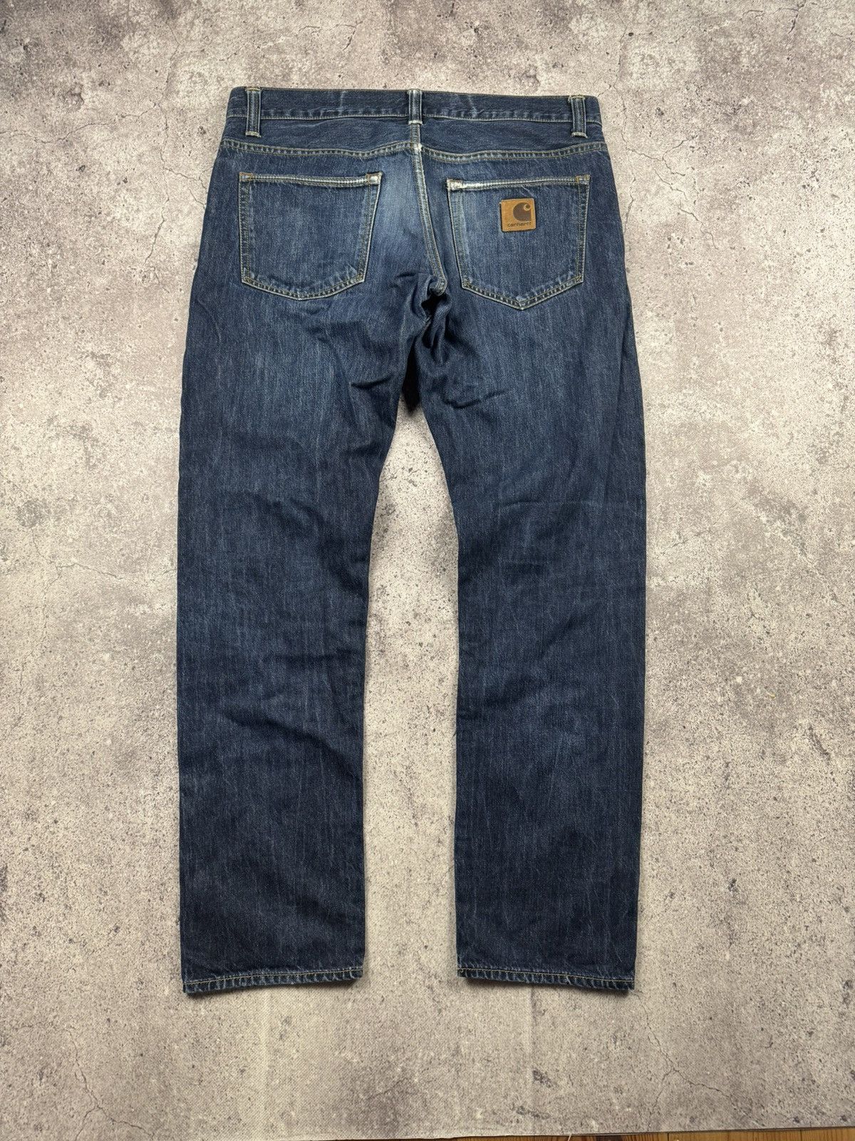 Carhartt Carhartt Davies Vintage Jeans Workwear Skate Y2K Faded Pants Size US 33 - 1 Thumbnail