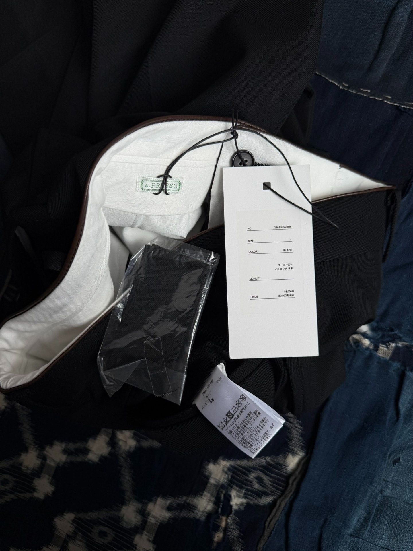 A.PRESSE A.PRESSE 24AW Wool Kersey Trousers Size US 32 / EU 48 - 9 Thumbnail