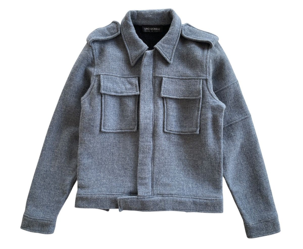 Vintage Italian Lino Leonelli Twill Wool Blouson Jacket Size US S / EU 44-46 / 1 - 2 Thumbnail