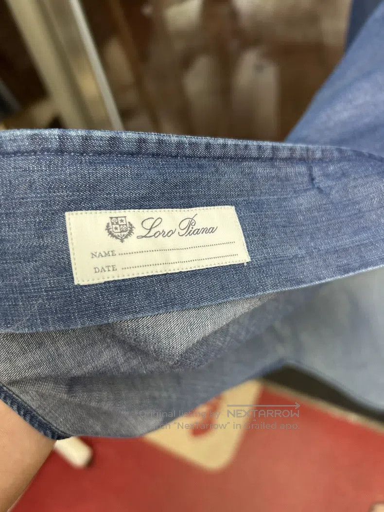 Loro Piana Loro Piana Light Blue Denim Shirt Size XXL / US 16-18 / IT 52-54 - 6 Thumbnail
