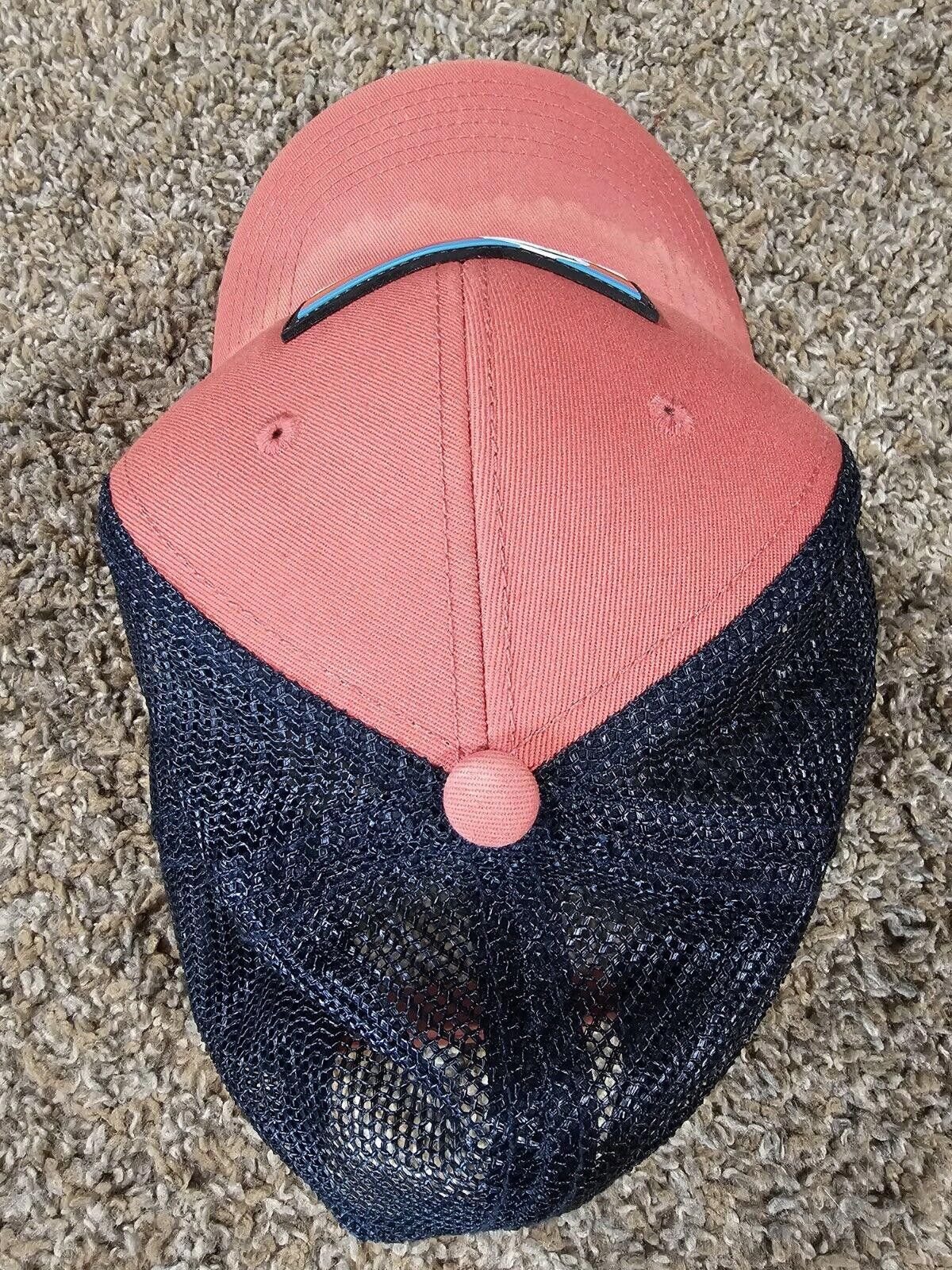 Our Legacy Blue Ridge Mountain Outfitters Snapback Hat Salmon Blue Mesh Size ONE SIZE - 7 Thumbnail
