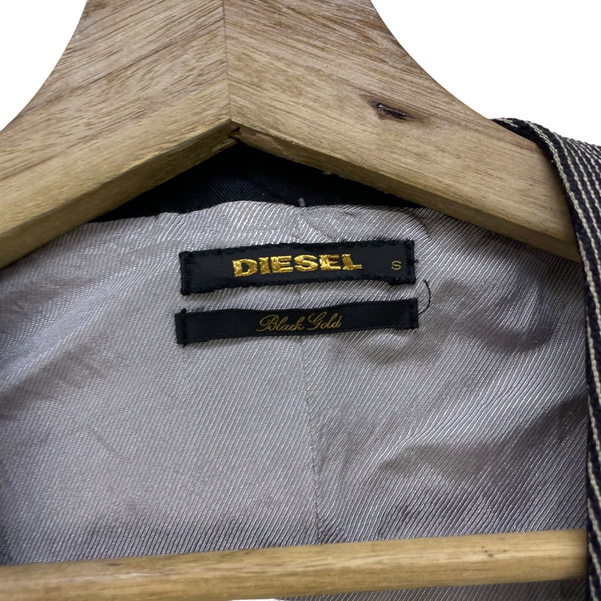 Diesel Vtg Diesel Black Gold Tank Top Jacket Size S / US 4 / IT 40 - 3 Thumbnail