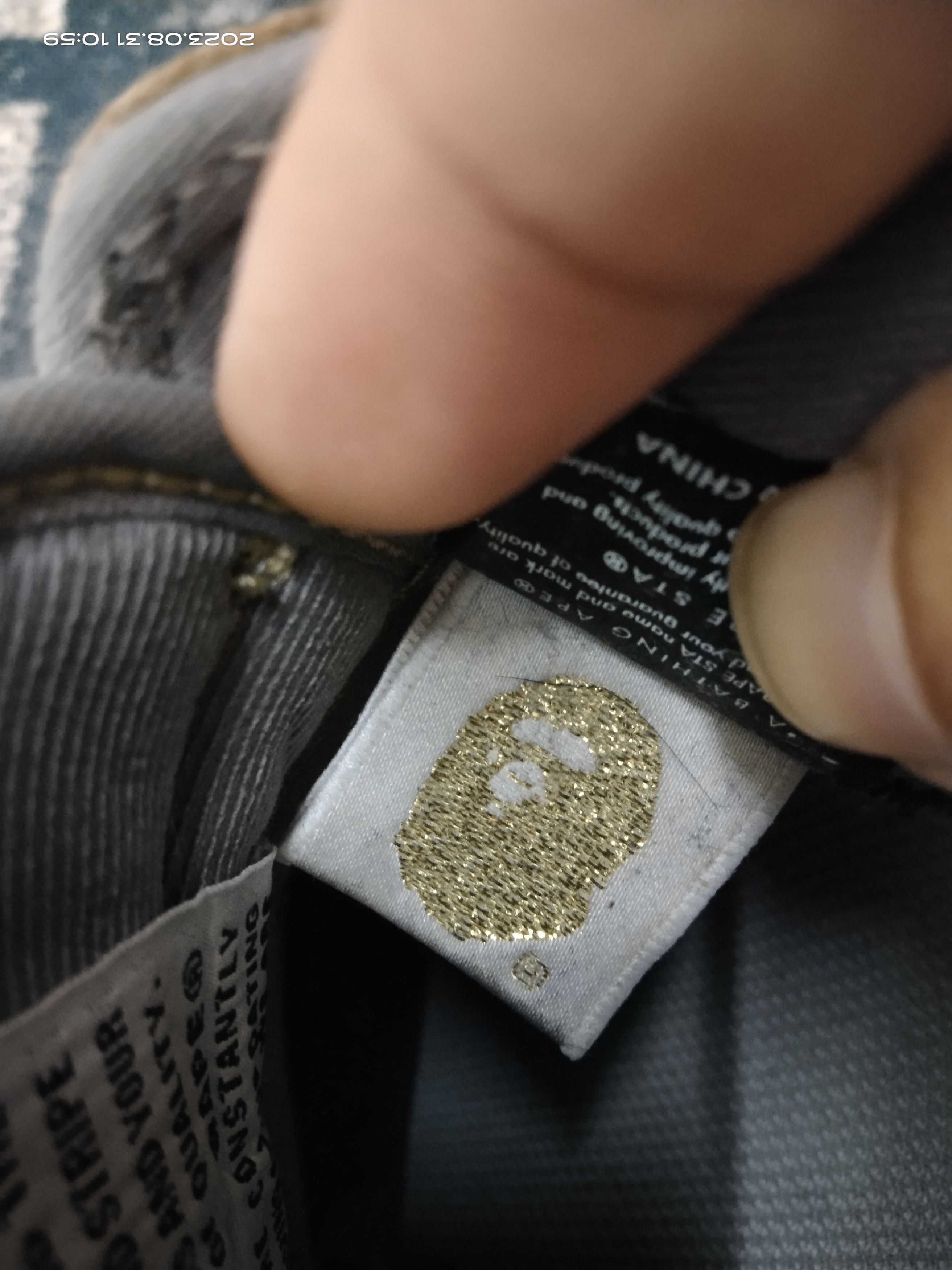 Bape Lettered Bapesta Size US 9 / EU 42 - 11 Thumbnail
