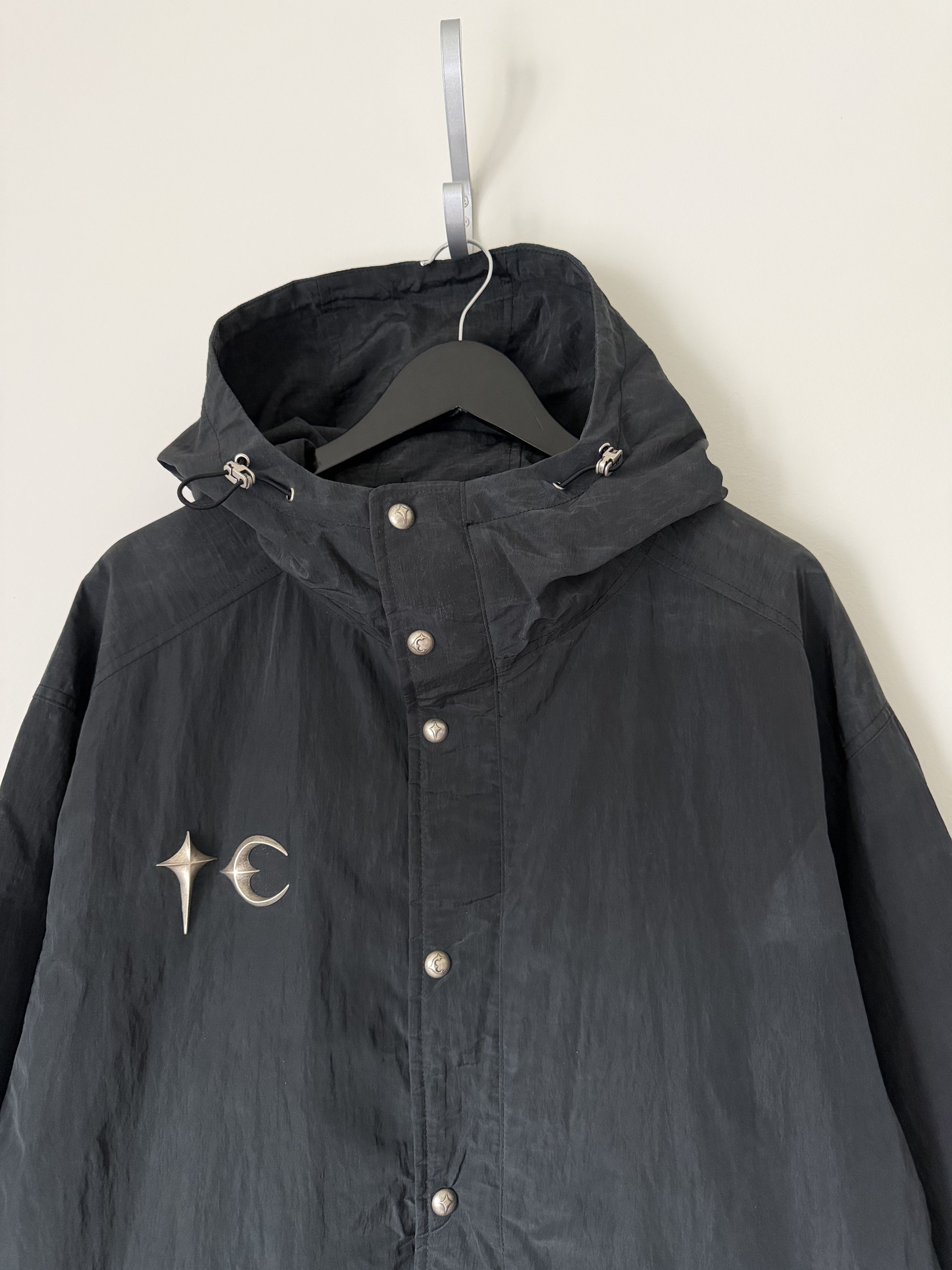Thug Club Thug Club Scarred Double Sheltering Poncho Jacket in Black Size US M / EU 48-50 / 2 - 2 Thumbnail