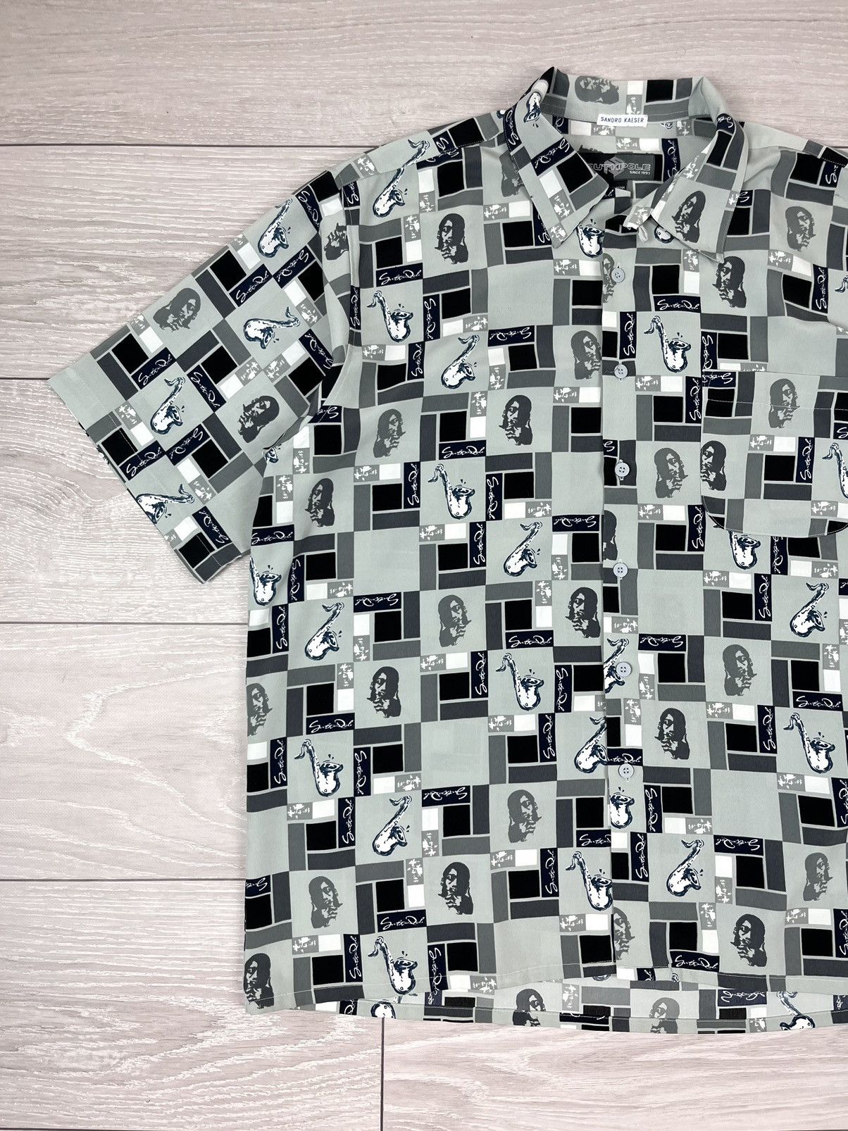 Southpole Southpole Vintage 00s Monogram Jazz Rap Oversized Shirt Size US XL / EU 56 / 4 - 3 Thumbnail