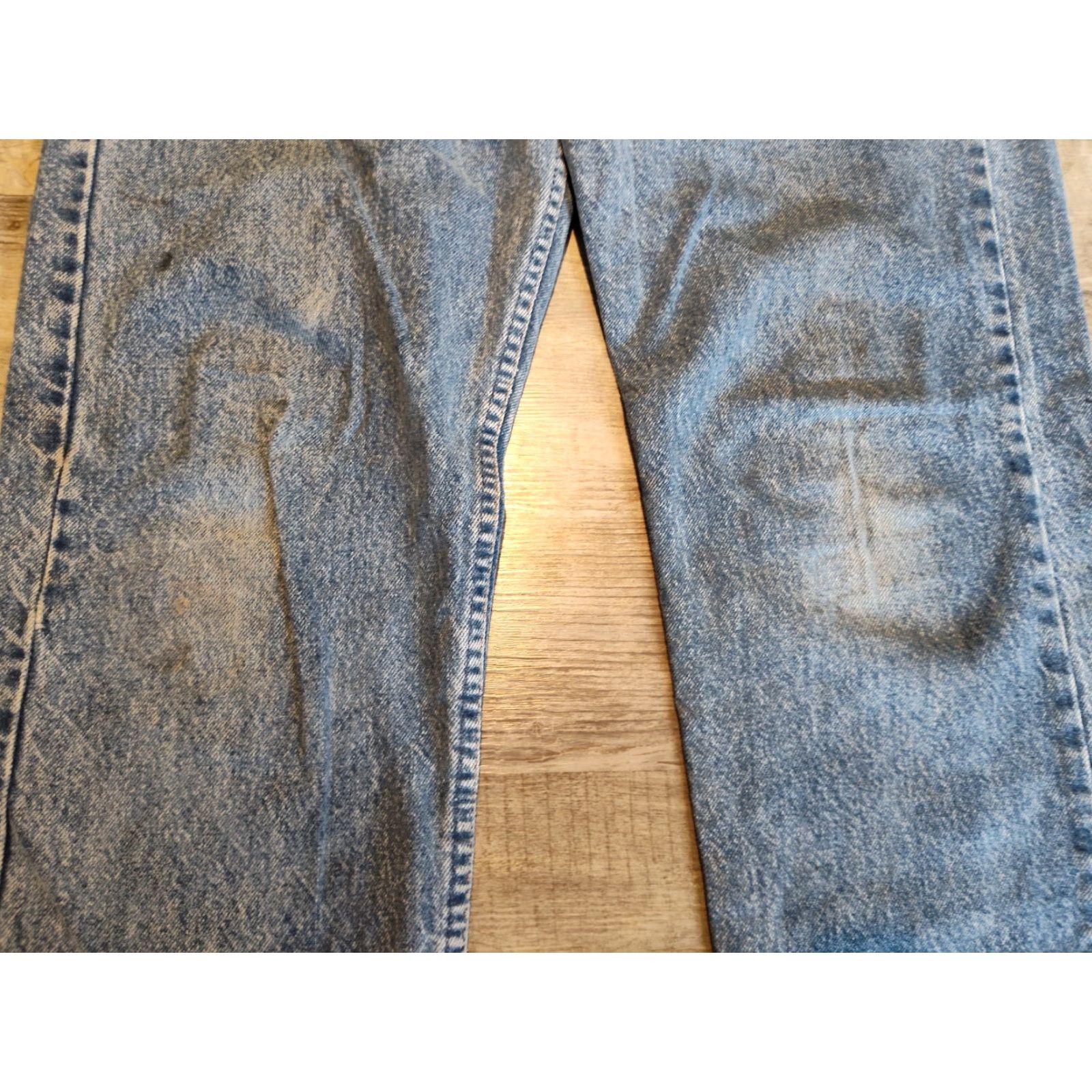 Levi's VINTAGE Levi's 505 Jeans Men 38x30 Blue Regular Medium Wash Made in USA 2000s Orange Tab Mens Size US 38 / EU 54 - 4 Thumbnail