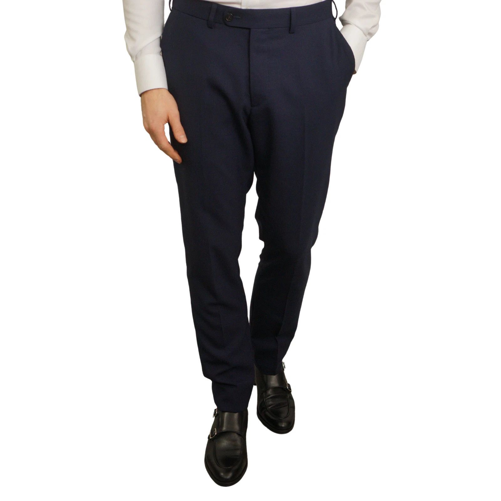 Suitsupply Men Suitsupply Suit Havana Parch Unlined Travel Navy US40L Size 40L - 7 Thumbnail