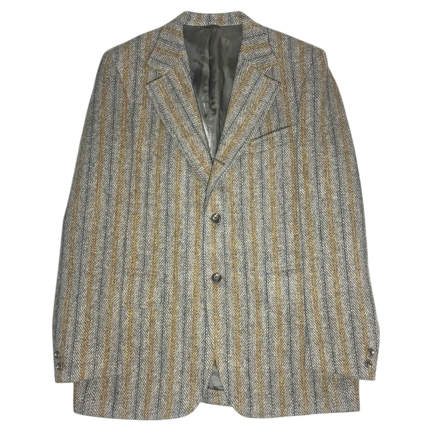 Harris Tweed Vintage Harris Tweed Striped Blazer Sport Coat Men's 42R Size 42R - 2 Thumbnail