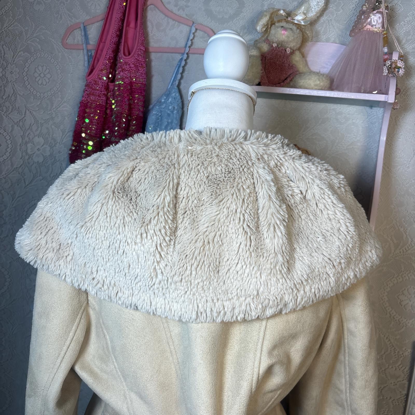 Jones New York vintage fur penny lane soft cozy jacket Size L / US 10 / IT 46 - 4 Thumbnail