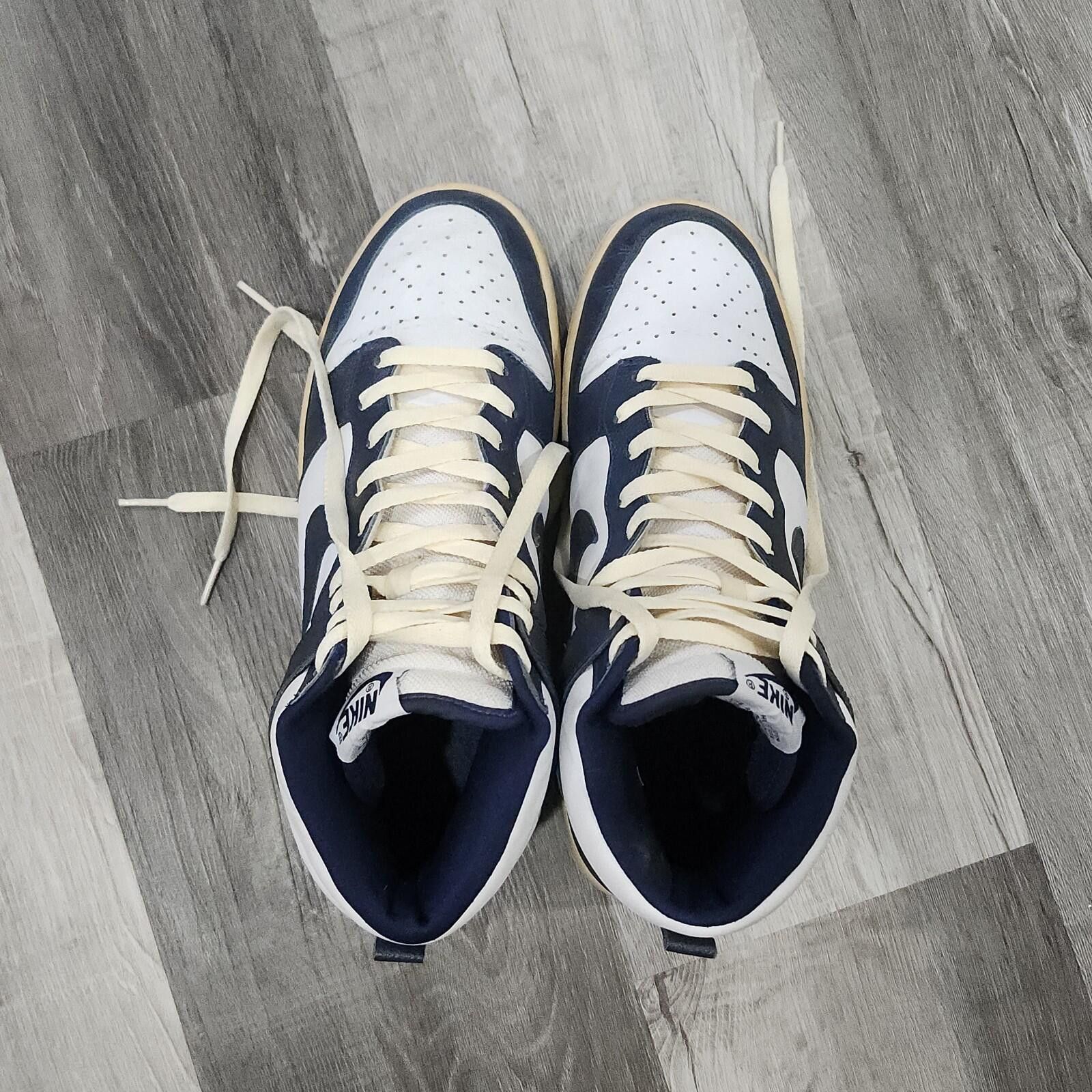 Nike Vintage 2004 Nike Dunk High Villanova Mens 9.5 / 309432-141 Size US 9.5 / EU 42-43 - 4 Thumbnail