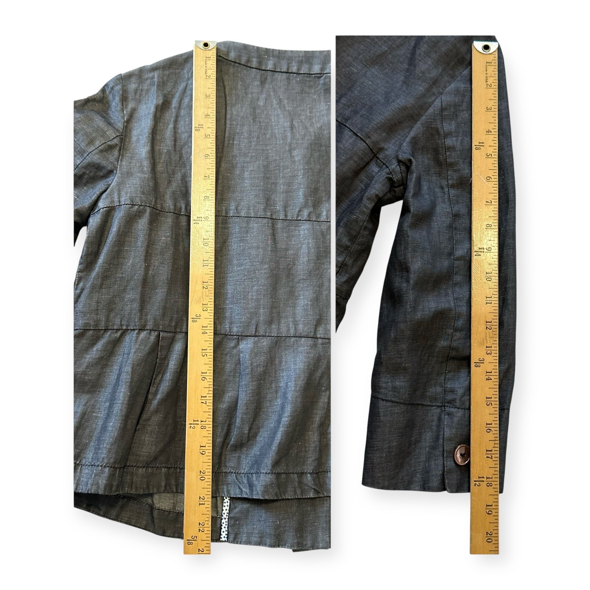 Weekend Max Mara Weekend Max Mara Linen Cotton Jacket EU42/US12 Size XL / US 12-14 / IT 48-50 - 15 Thumbnail