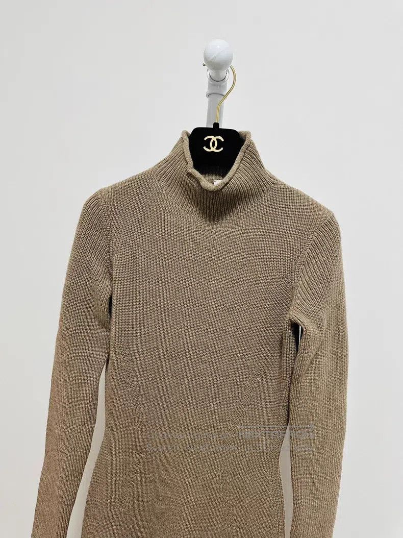 Hermes Hermes High-Neck Knitted Dress Size XS / US 0-2 / IT 36-38 - 5 Thumbnail