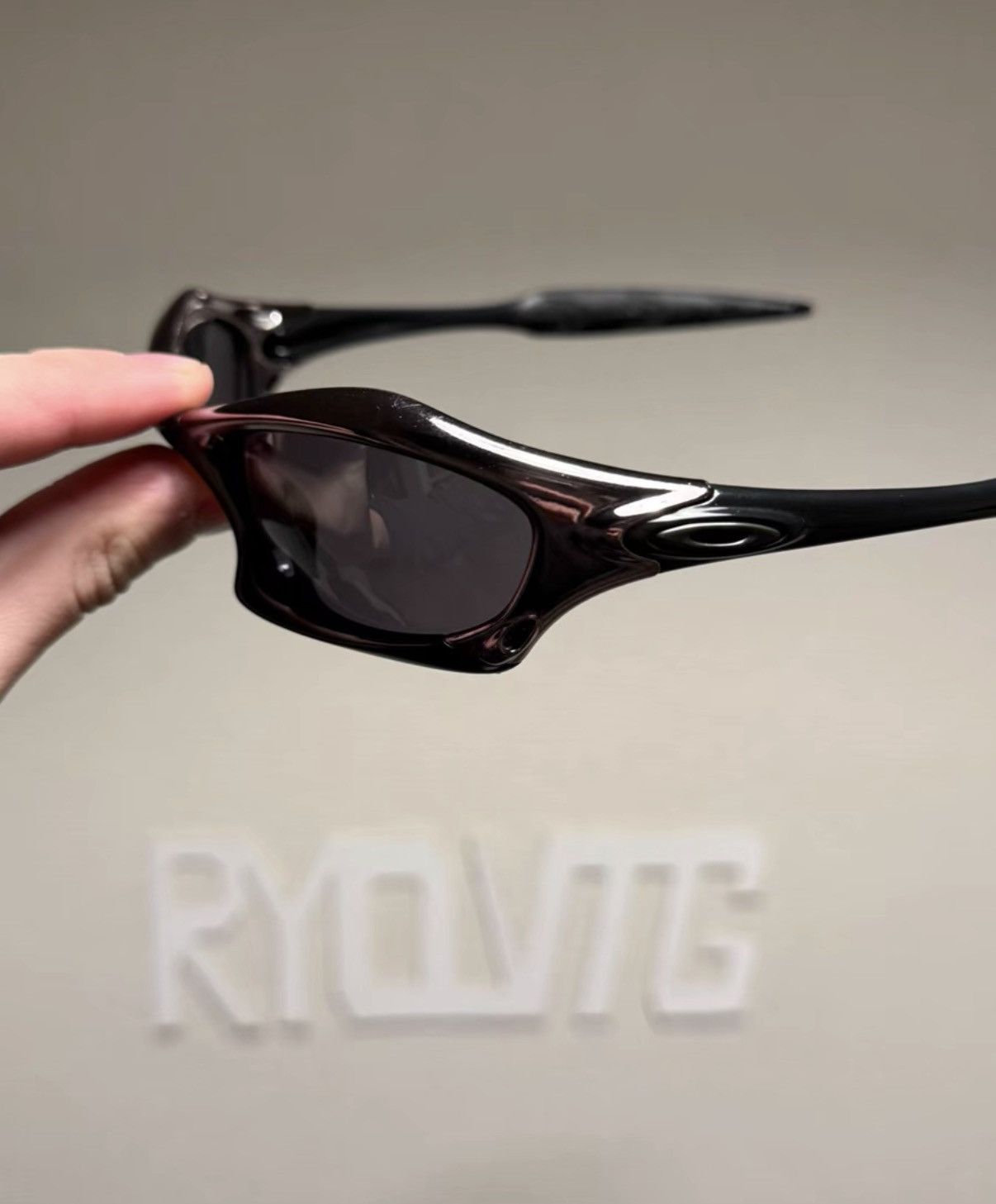 Oakley Oakley SPLICE Black Chrome Sports Sunglasses K24 Size ONE SIZE - 2 Thumbnail