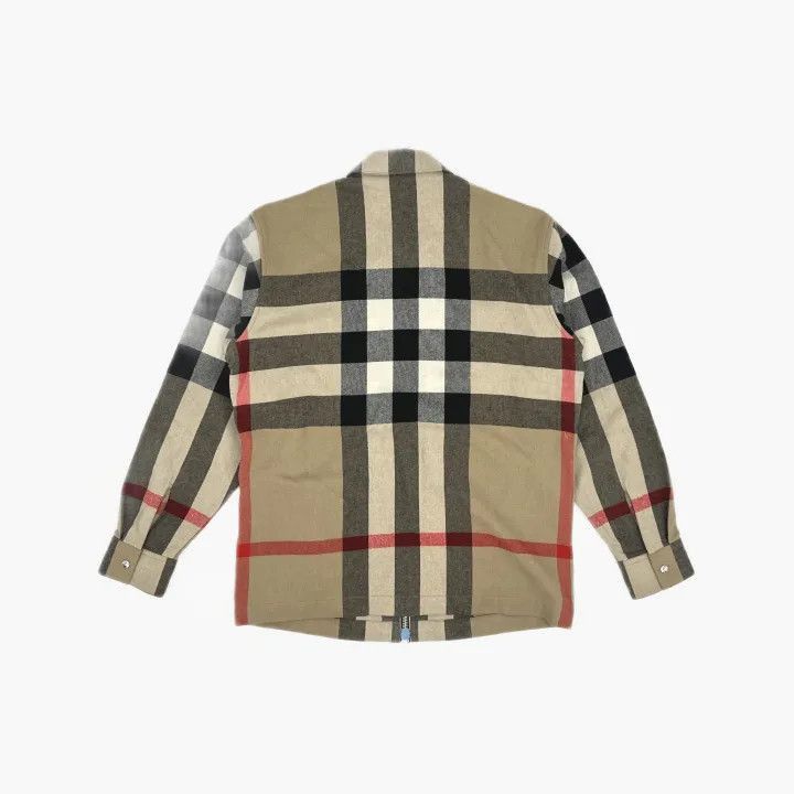 Burberry Burberry Burberry Check Wool Jacket with Double Zip-2507 Size US M / EU 48-50 / 2 - 3 Thumbnail