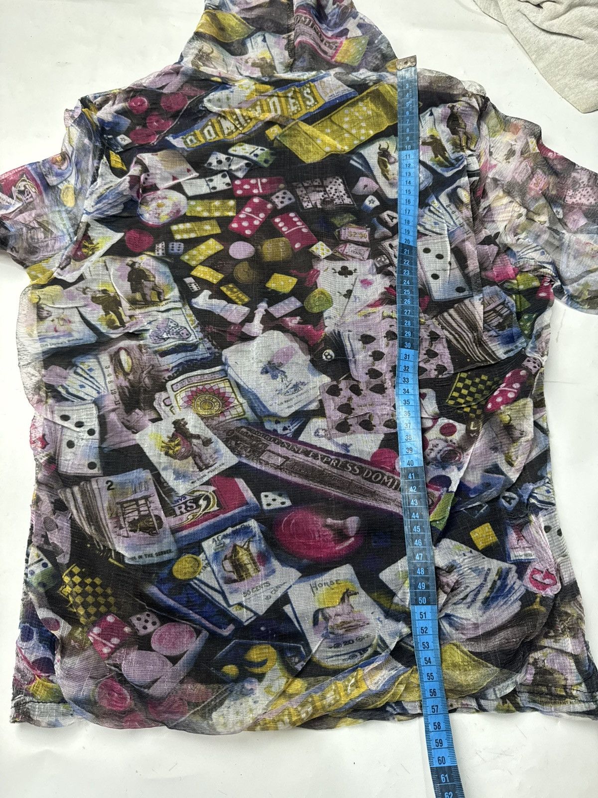 Hysteric Glamour Mesh Top Dominoes Jean Paul Styled Japanese Size US M / EU 48-50 / 2 - 5 Thumbnail