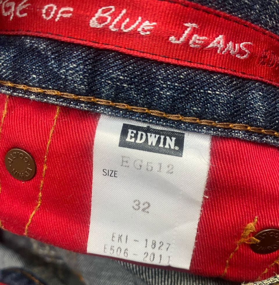 Edwin 💥BEST OFFER💥VINTAGE EDWIN EDGE BLUE DENIM Size US 34 / EU 50 - 13 Thumbnail
