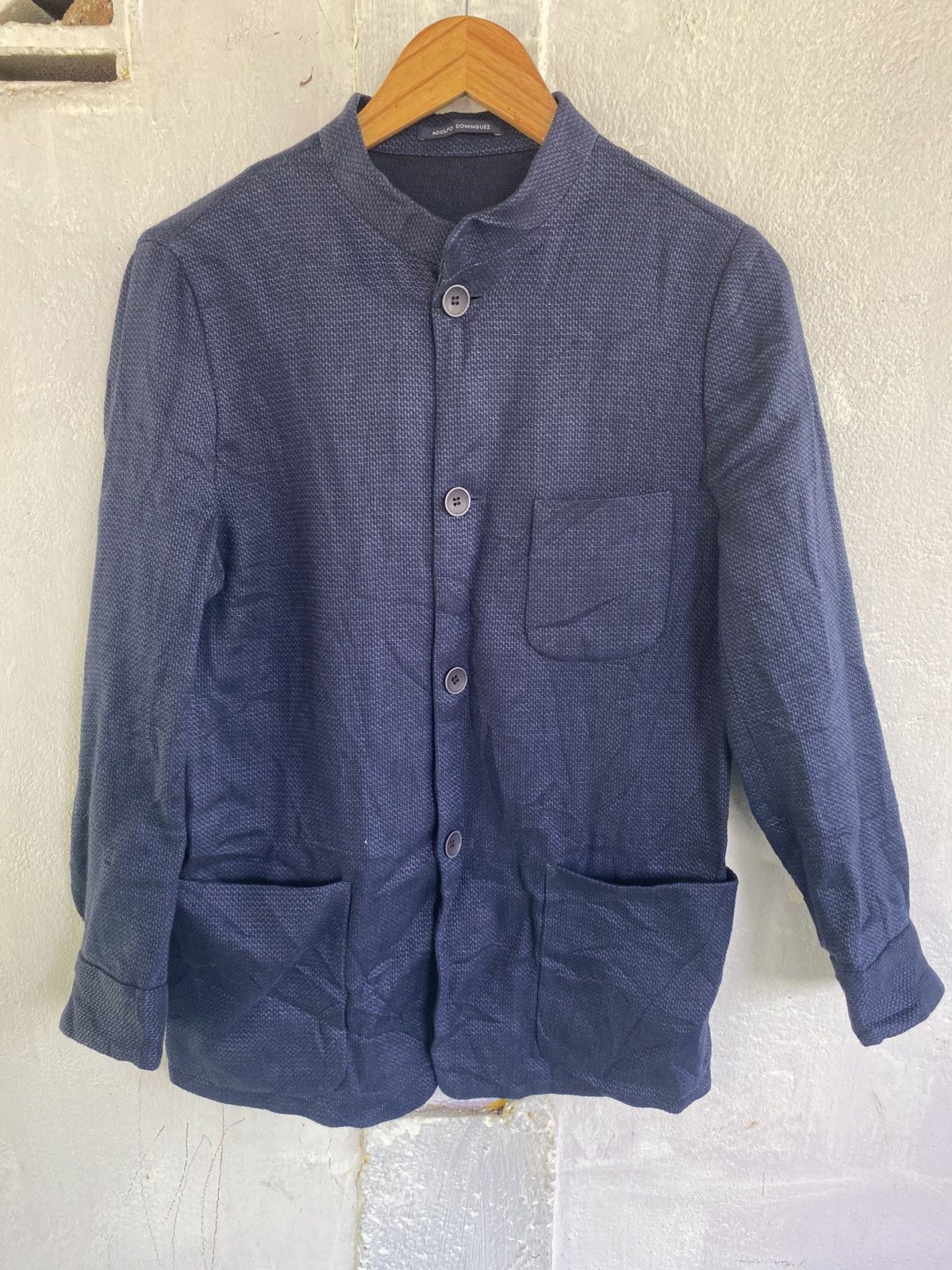 image of Adolfo Dominguez Jacket in Blue, Men's (Size Large)
