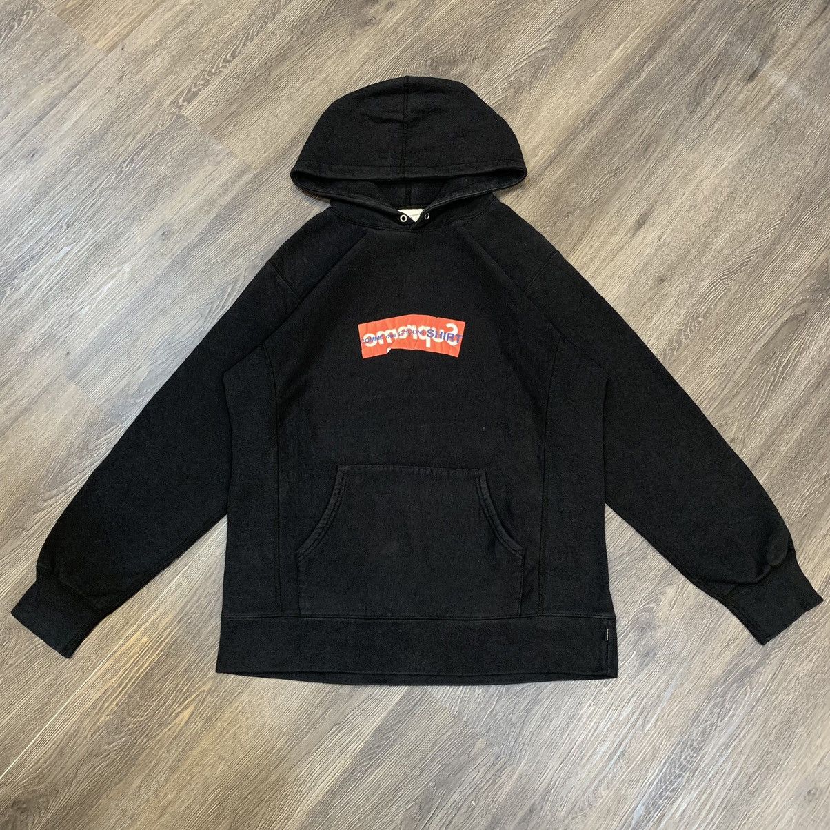 Comme des Garcons SHIRT × Supreme Supreme x Comme des garcons FW17 Hooded Sweatshirt Size US XL / EU 56 / 4 - 1 Thumbnail